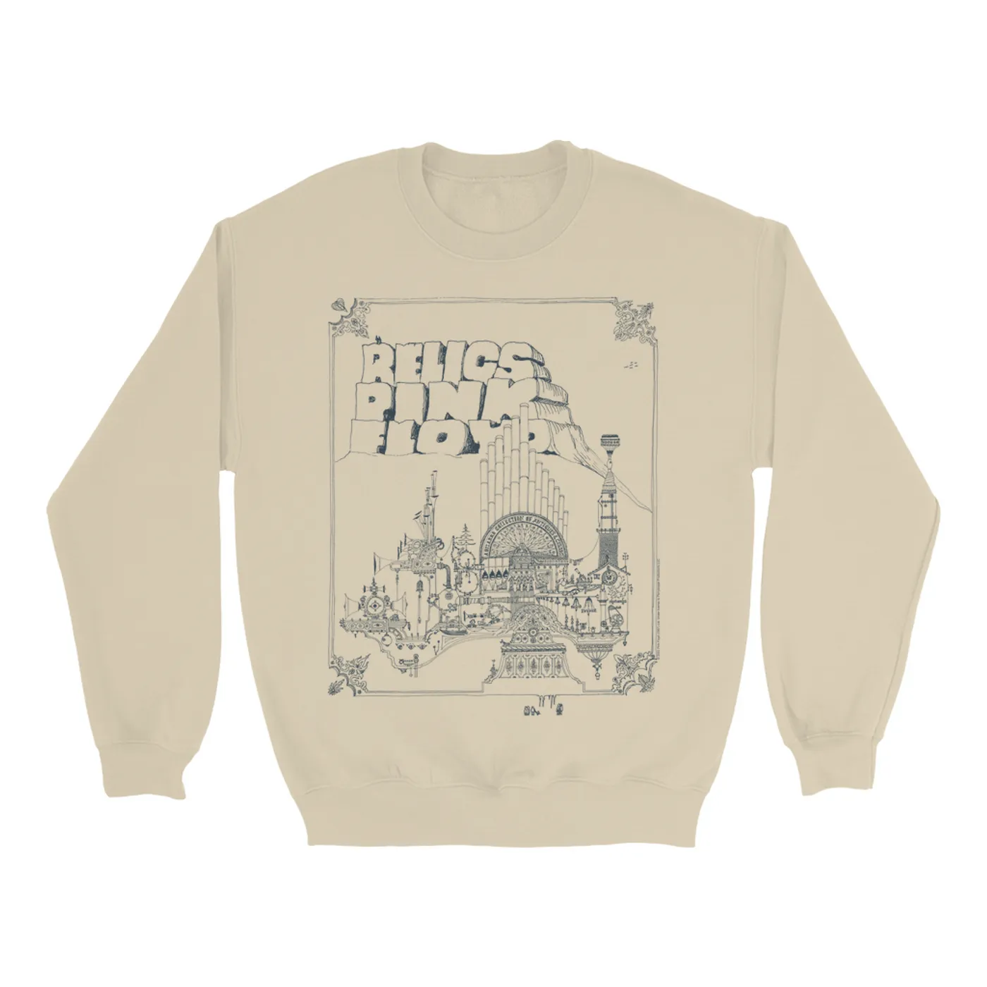 Pink Floyd Sweatshirt | Relics Retro Album Image (Merchbar Exclusive) Pink Floyd Sweatshirt