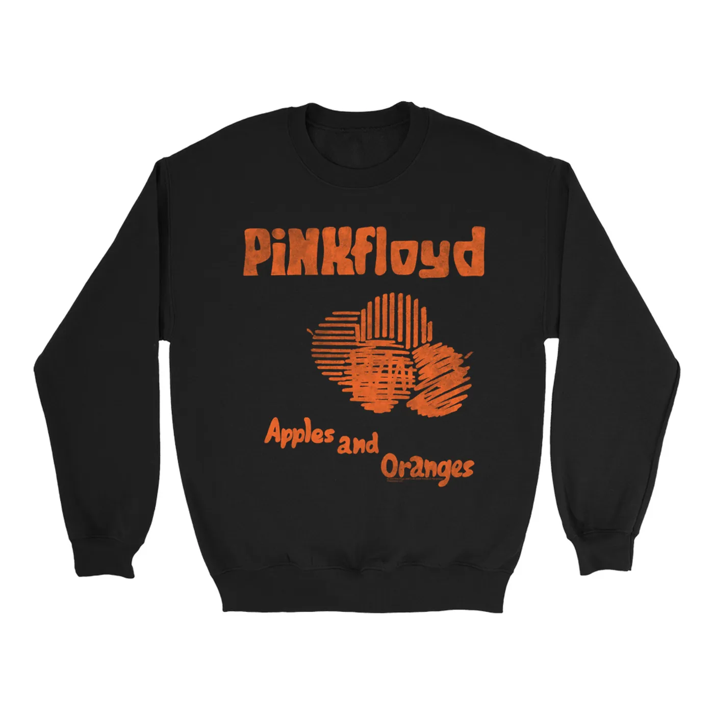 Pink Floyd Sweatshirt | Apples And Oranges Album Image Pink Floyd Sweatshirt