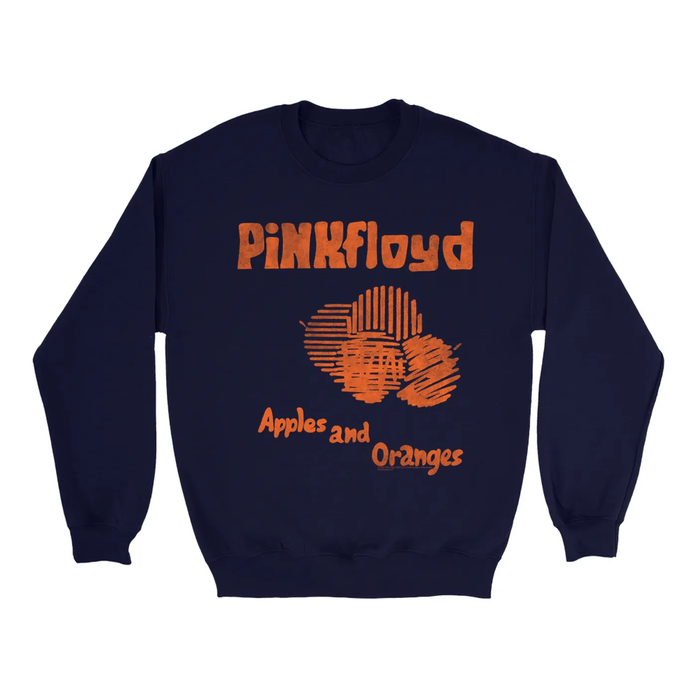 Pink Floyd Sweatshirt | Apples And Oranges Album Image Pink Floyd Sweatshirt