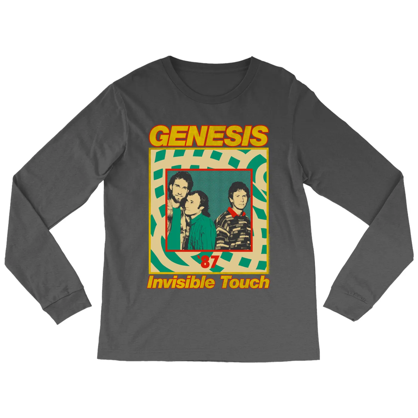 Genesis Long Sleeve Shirt | Invisible Touch '87 Retro Tour Image Genesis Shirt