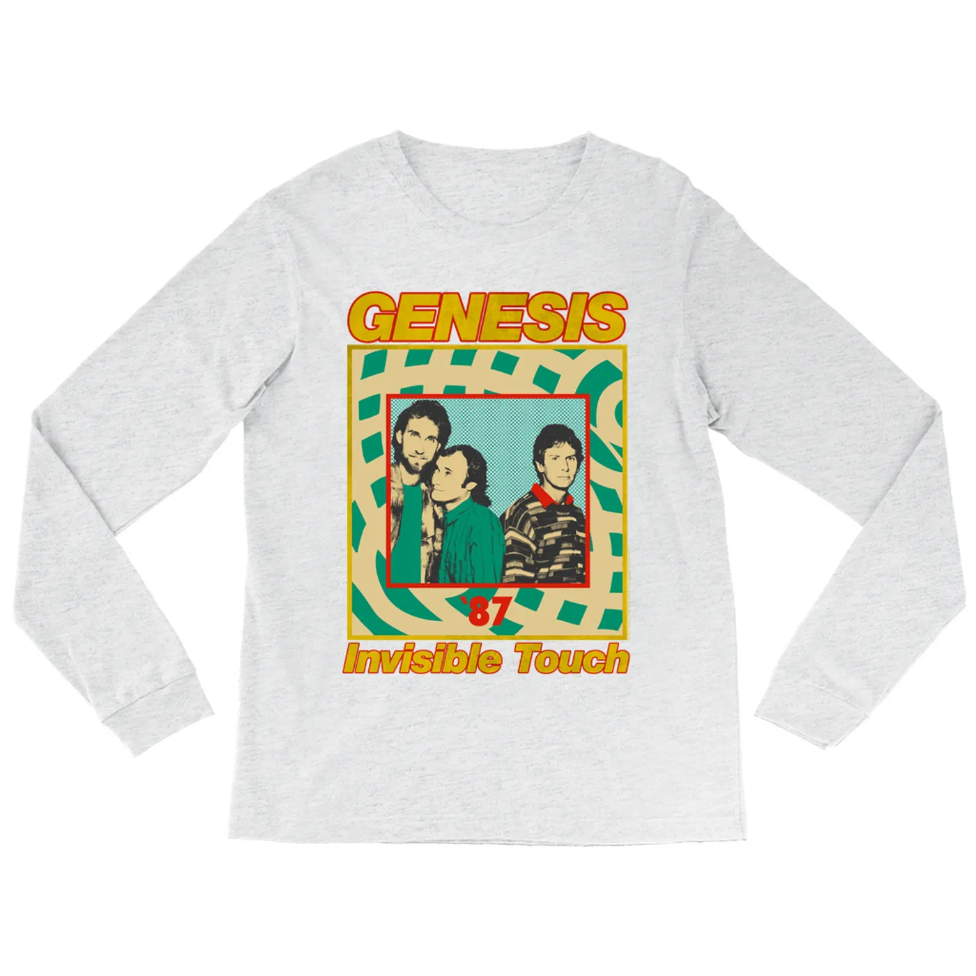 Genesis Long Sleeve Shirt | Invisible Touch '87 Retro Tour Image Genesis Shirt