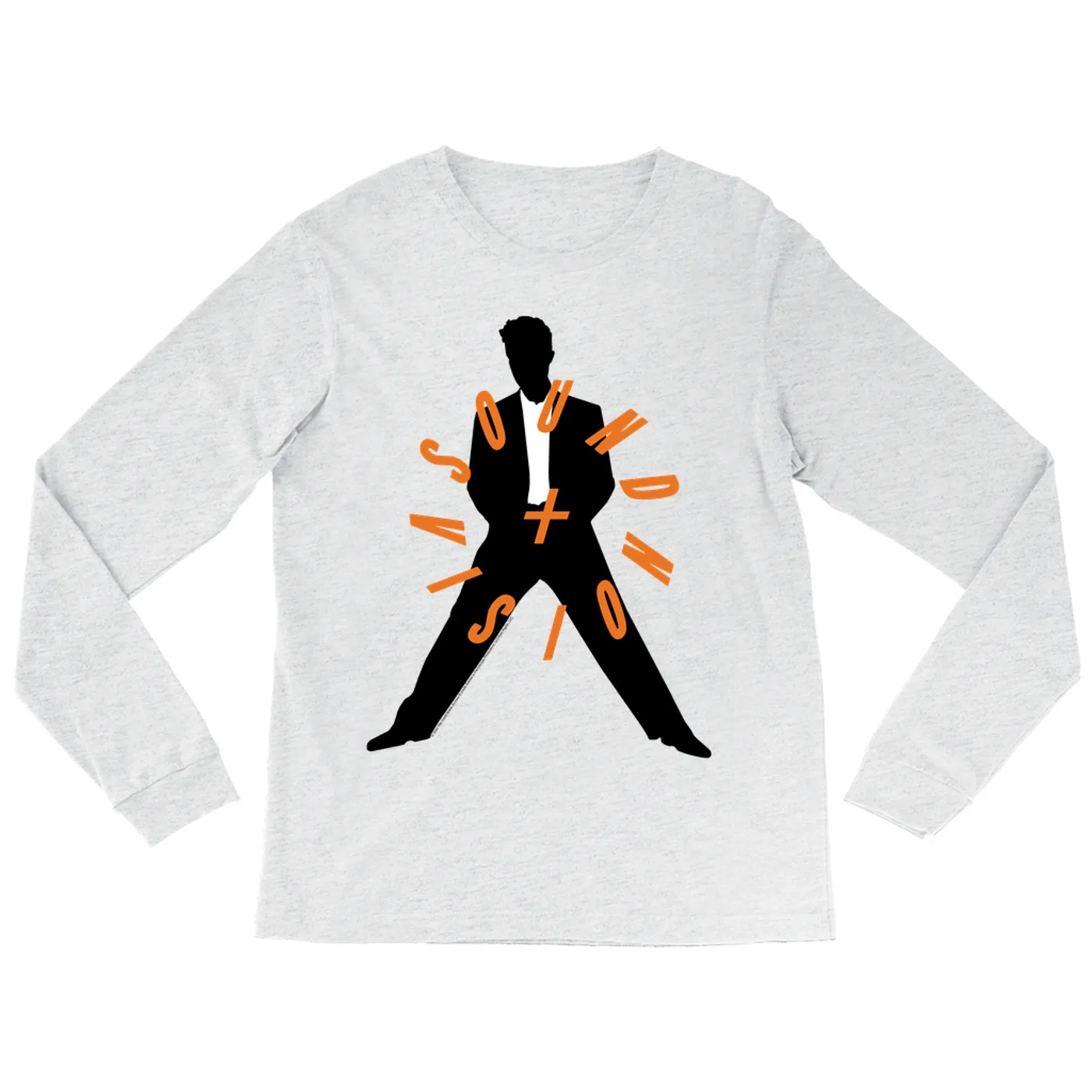 David Bowie Long Sleeve Shirt | Orange Sound Vision Image David Bowie Shirt