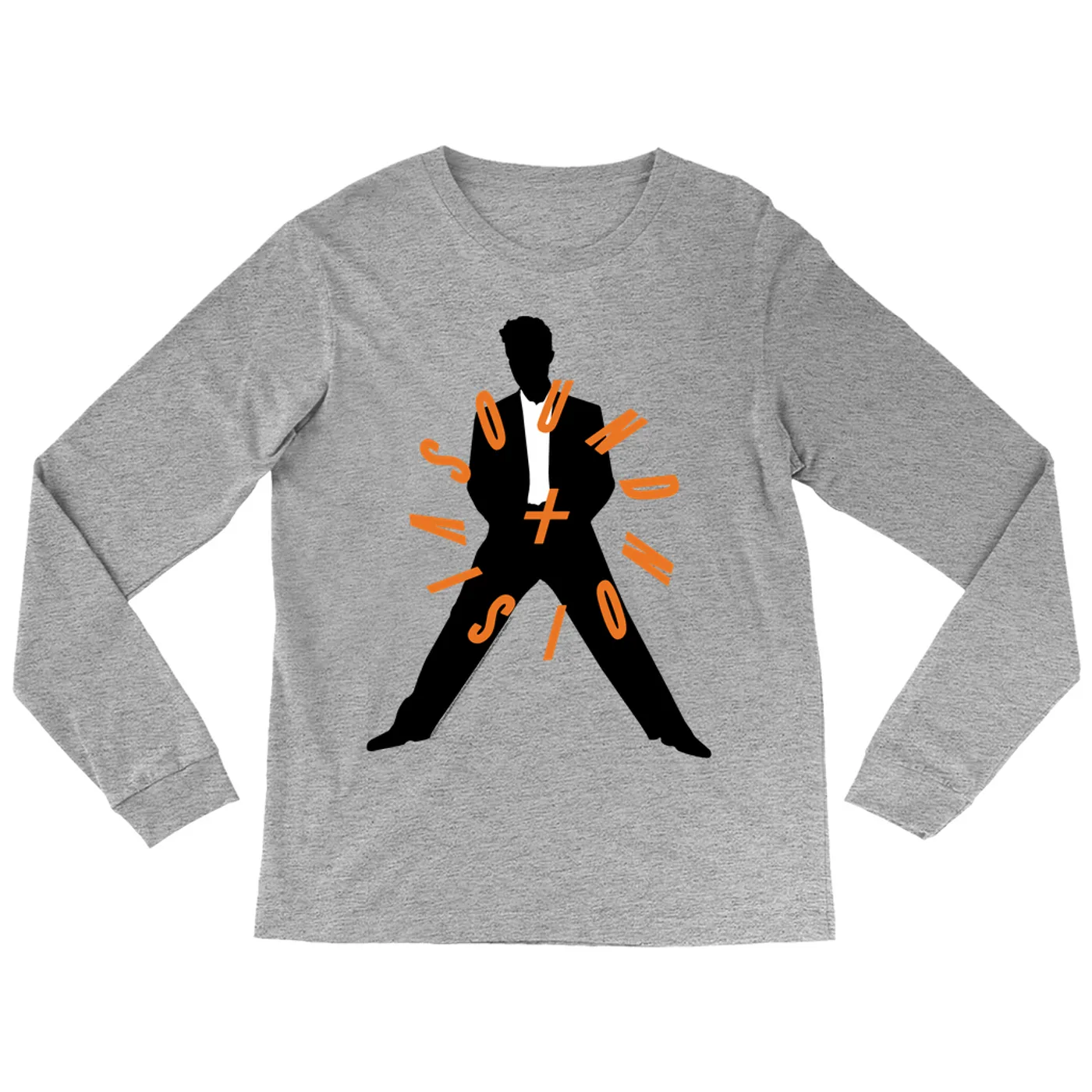 David Bowie Long Sleeve Shirt | Orange Sound Vision Image David Bowie Shirt