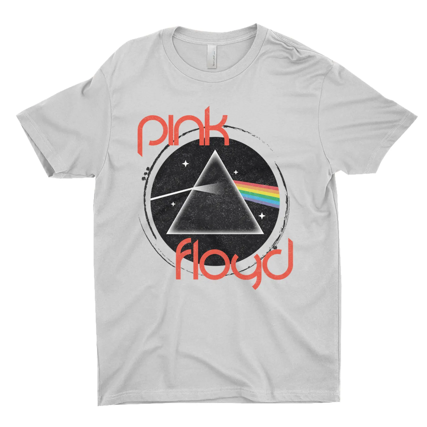 Pink Floyd T-Shirt | Modern Retro Dark Side Of The Moon Distressed Pink Floyd Shirt