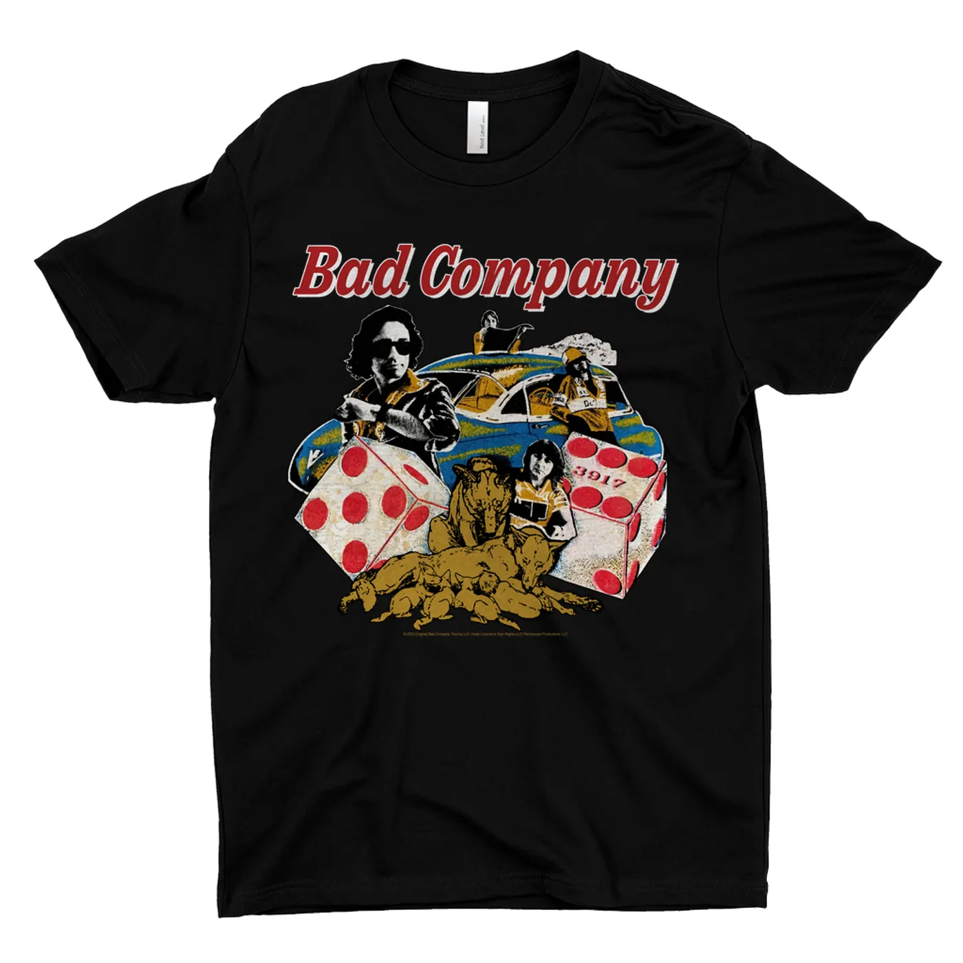 Bad Company T-Shirt | Rock n' Roll Fantasy '79 Collage Bad Company Shirt