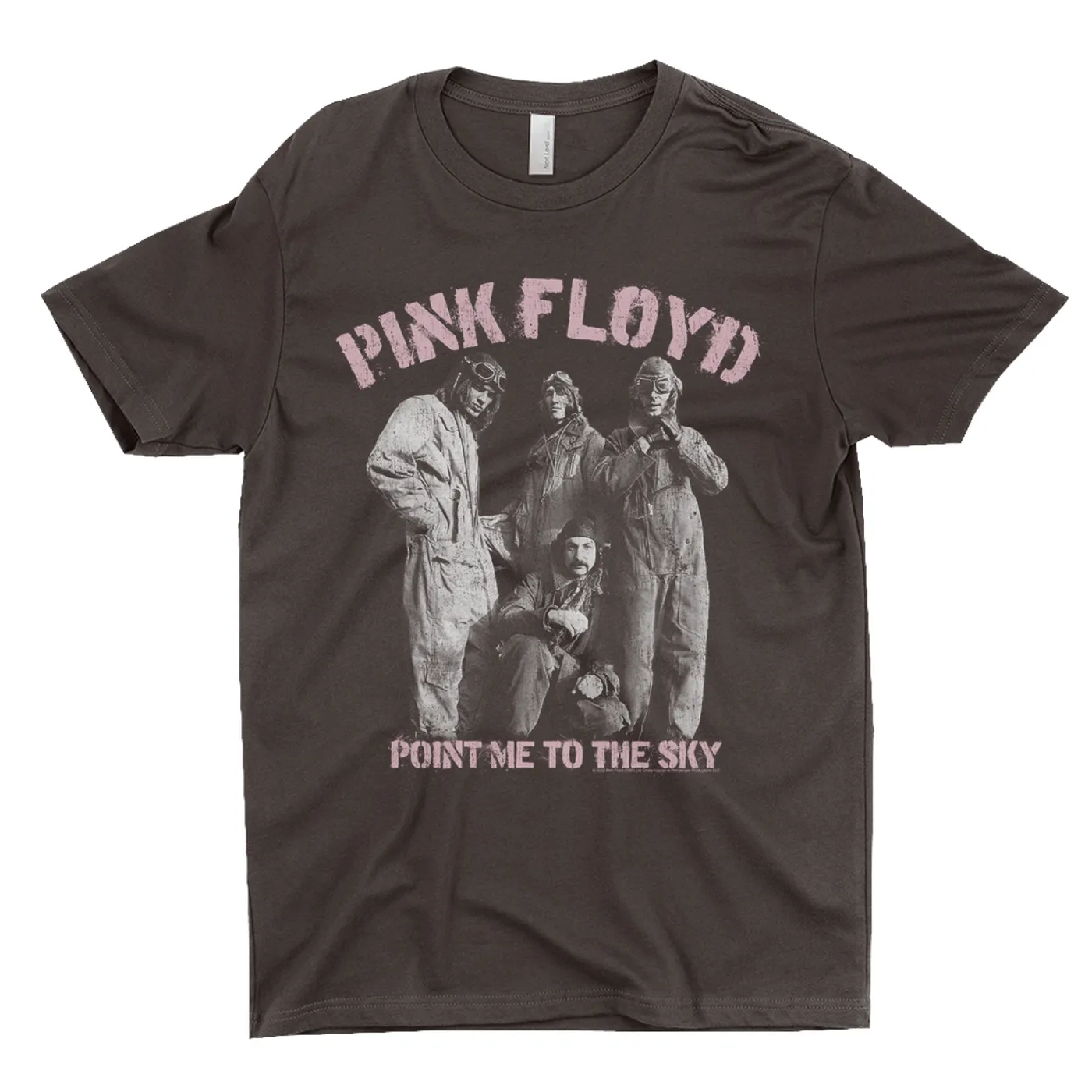 Pink Floyd T-Shirt | Point Me To The Sky Pink Design Distressed (Merchbar Exclusive) Pink Floyd Shirt
