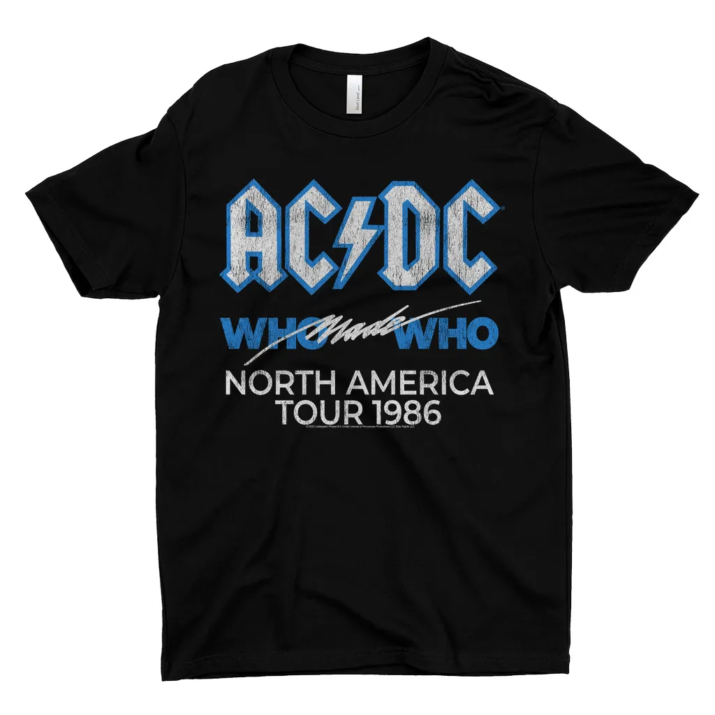 T-Shirt | Who Made Who North America 1986 Tour Distressed Shirt (Equineop Exclusive)