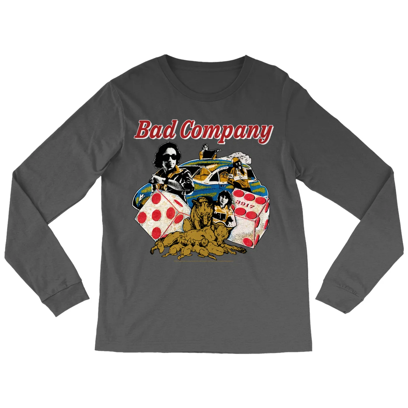 Bad Company Long Sleeve Shirt | Rock n' Roll Fantasy '79 Collage Bad Company Shirt