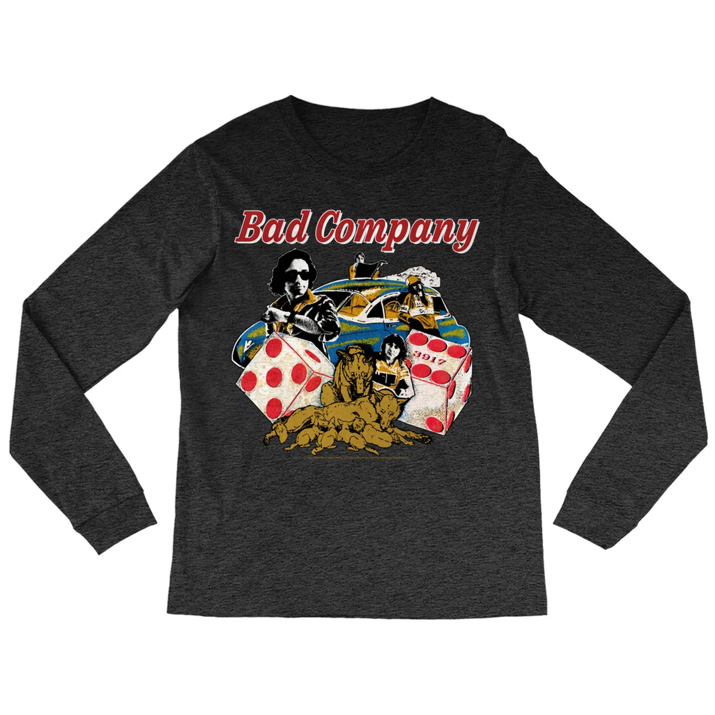 Bad Company Long Sleeve Shirt | Rock n' Roll Fantasy '79 Collage Bad Company Shirt