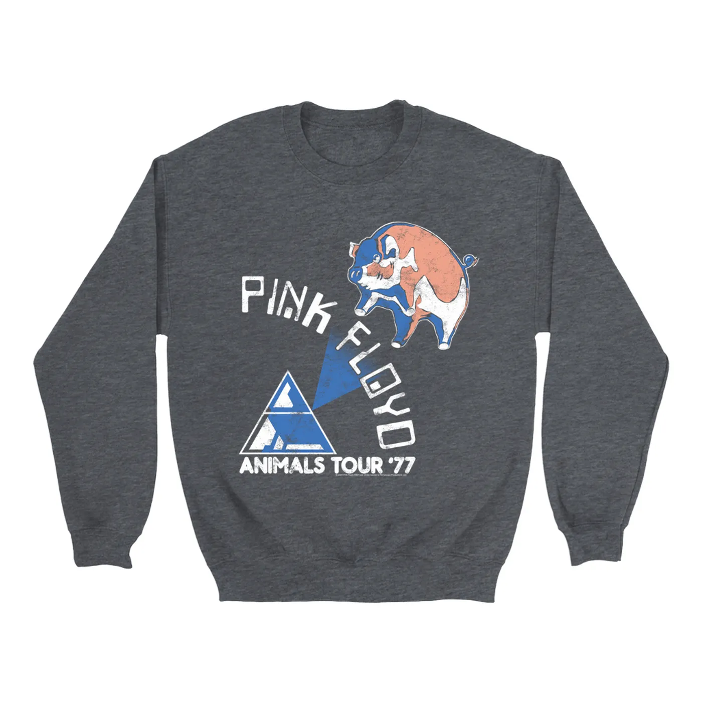 Pink Floyd Sweatshirt | Pastel Animals '77 Tour (Merchbar Exclusive) Pink Floyd Sweatshirt