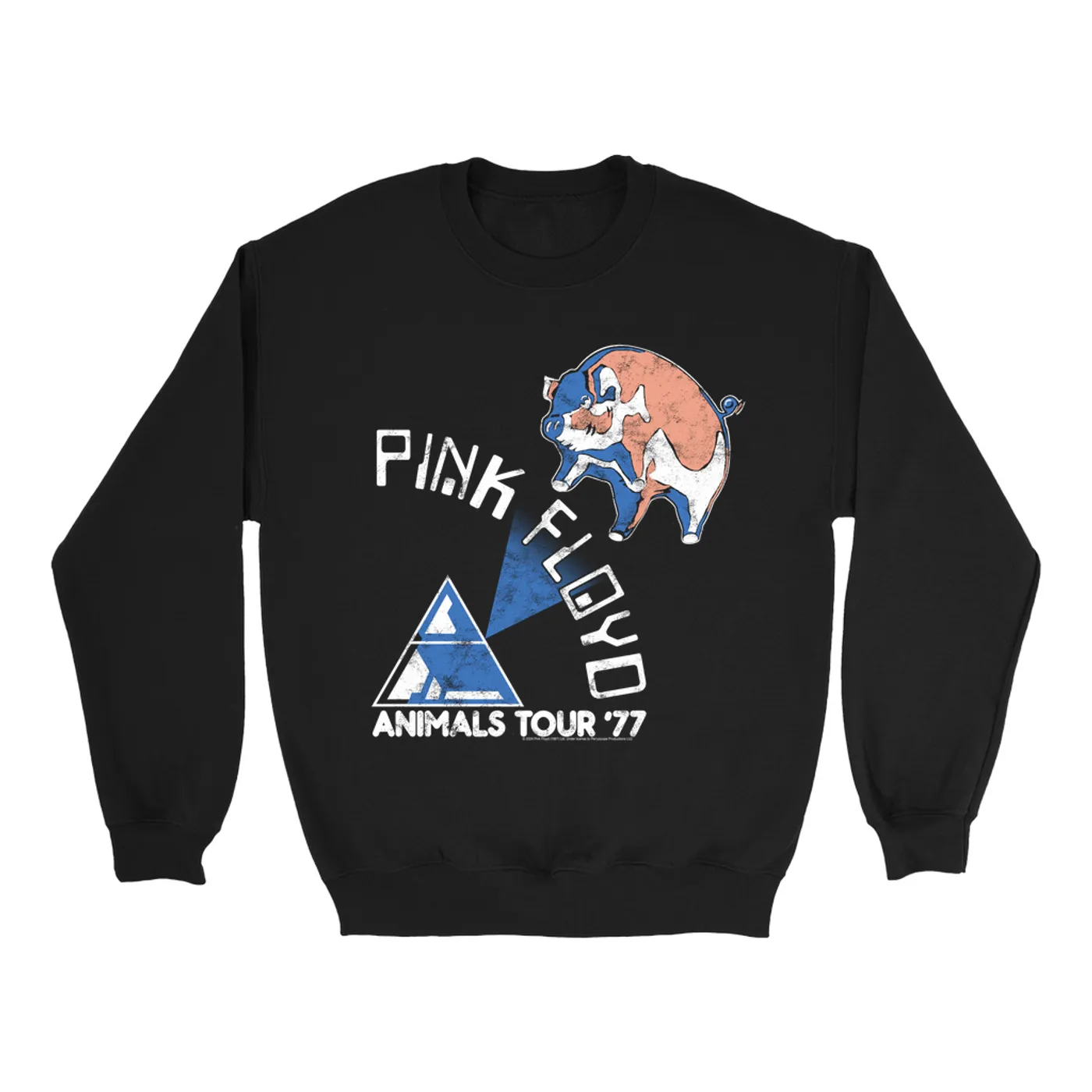 Pink Floyd Sweatshirt | Pastel Animals '77 Tour (Merchbar Exclusive) Pink Floyd Sweatshirt