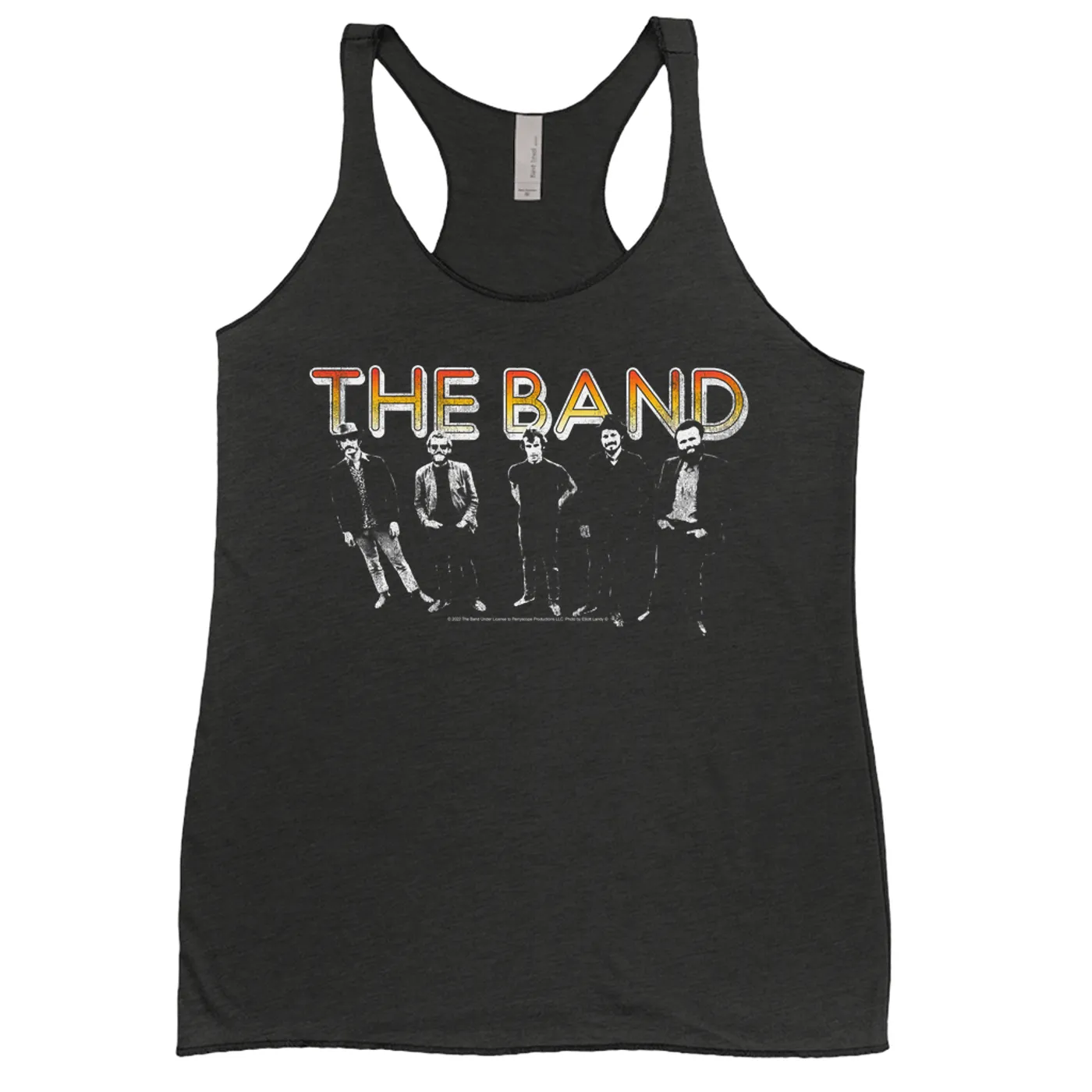 The Band Ladies' Tank Top | Group Photo And Sunrise Logo Distressed (Merchbar Exclusive) The Band Shirt