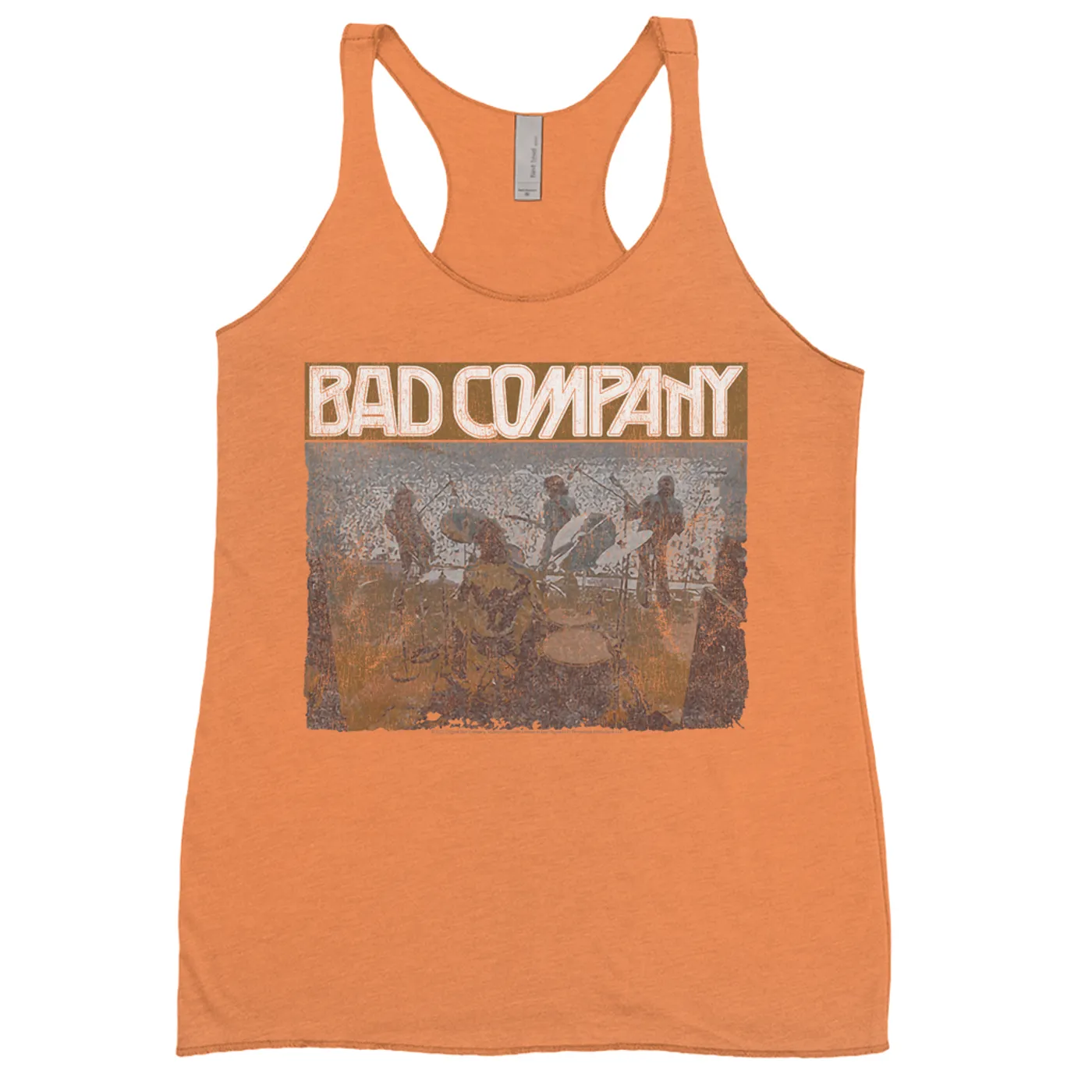 Bad Company Ladies' Tank Top | Swan Song Tour 2016 Distressed Bad Company Shirt