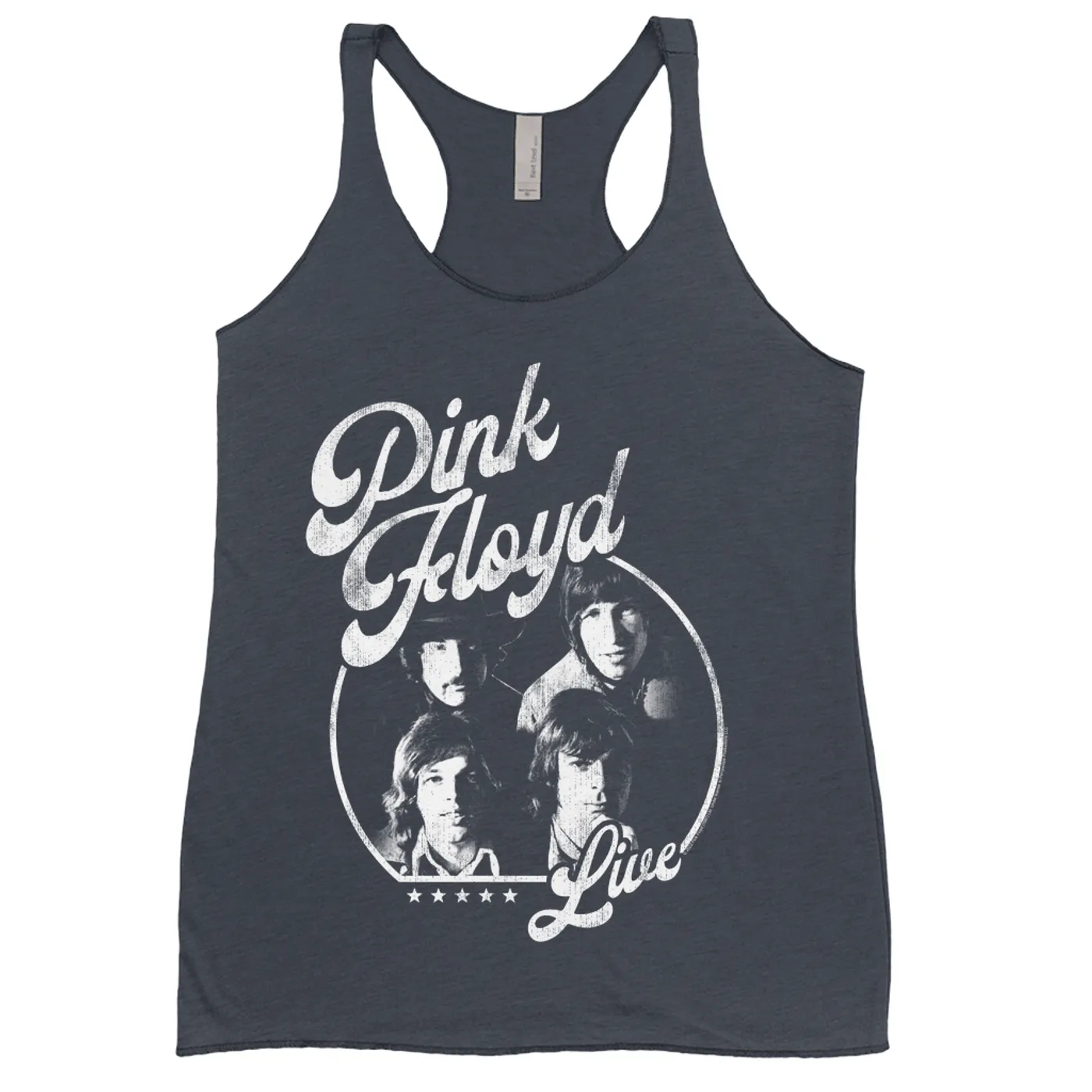 Pink Floyd Ladies' Tank Top | Live In Concert Distressed (Merchbar Exclusive) Pink Floyd Shirt