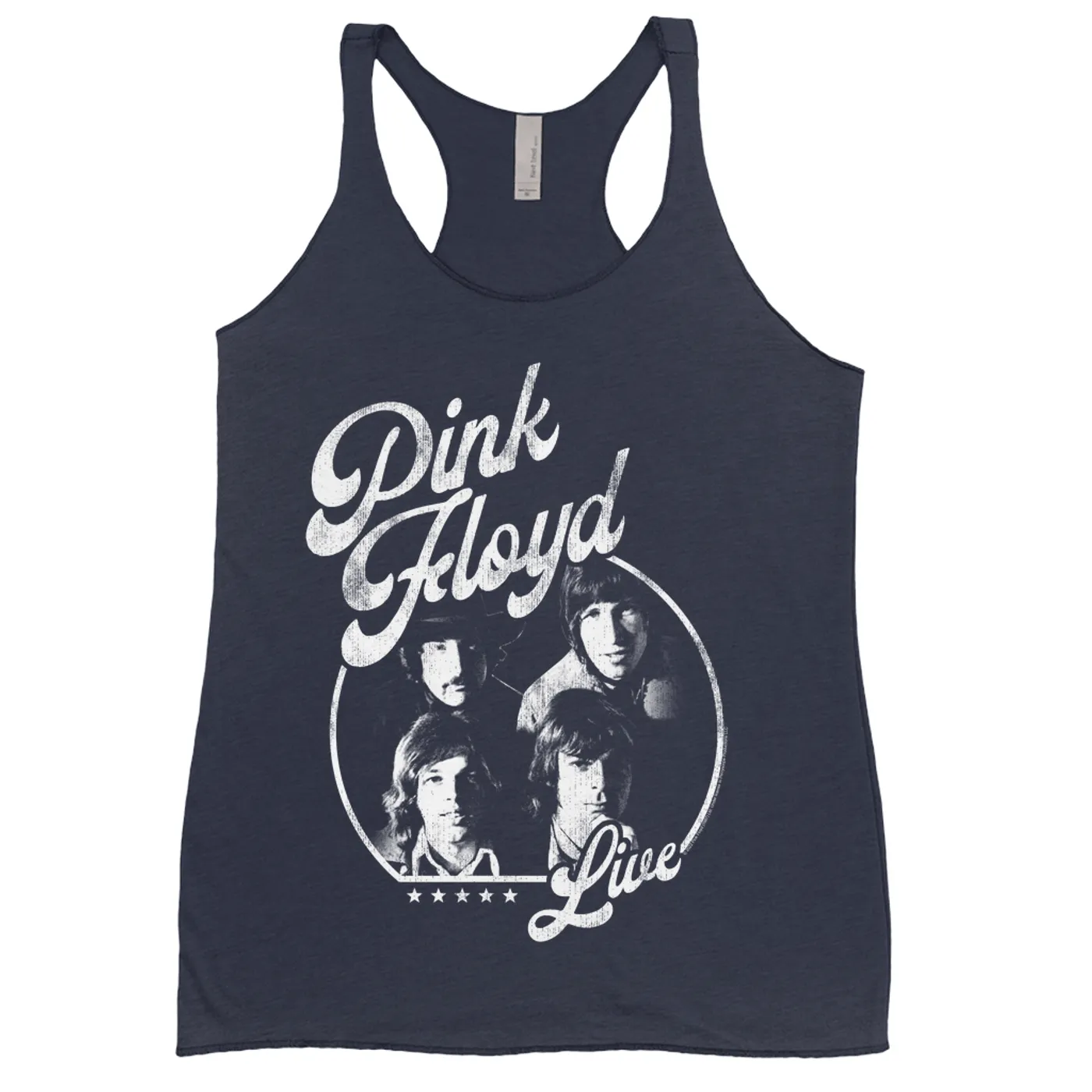 Pink Floyd Ladies' Tank Top | Live In Concert Distressed (Merchbar Exclusive) Pink Floyd Shirt