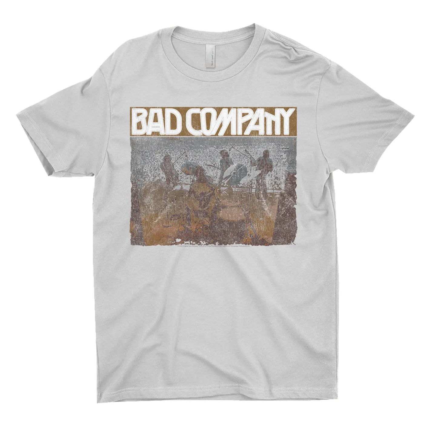 Bad Company T-Shirt | Swan Song Tour 2016 Distressed Bad Company Shirt