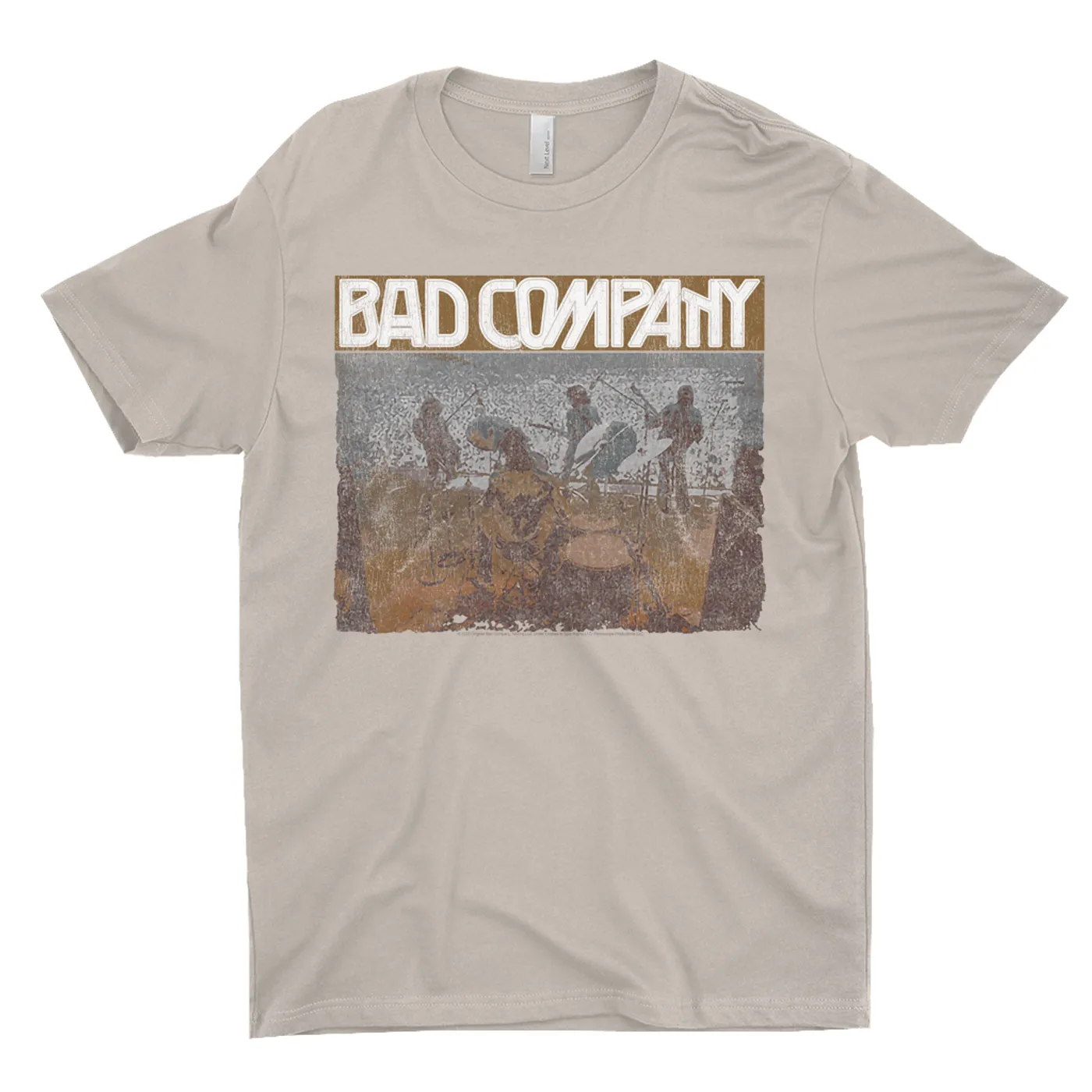 Bad Company T-Shirt | Swan Song Tour 2016 Distressed Bad Company Shirt