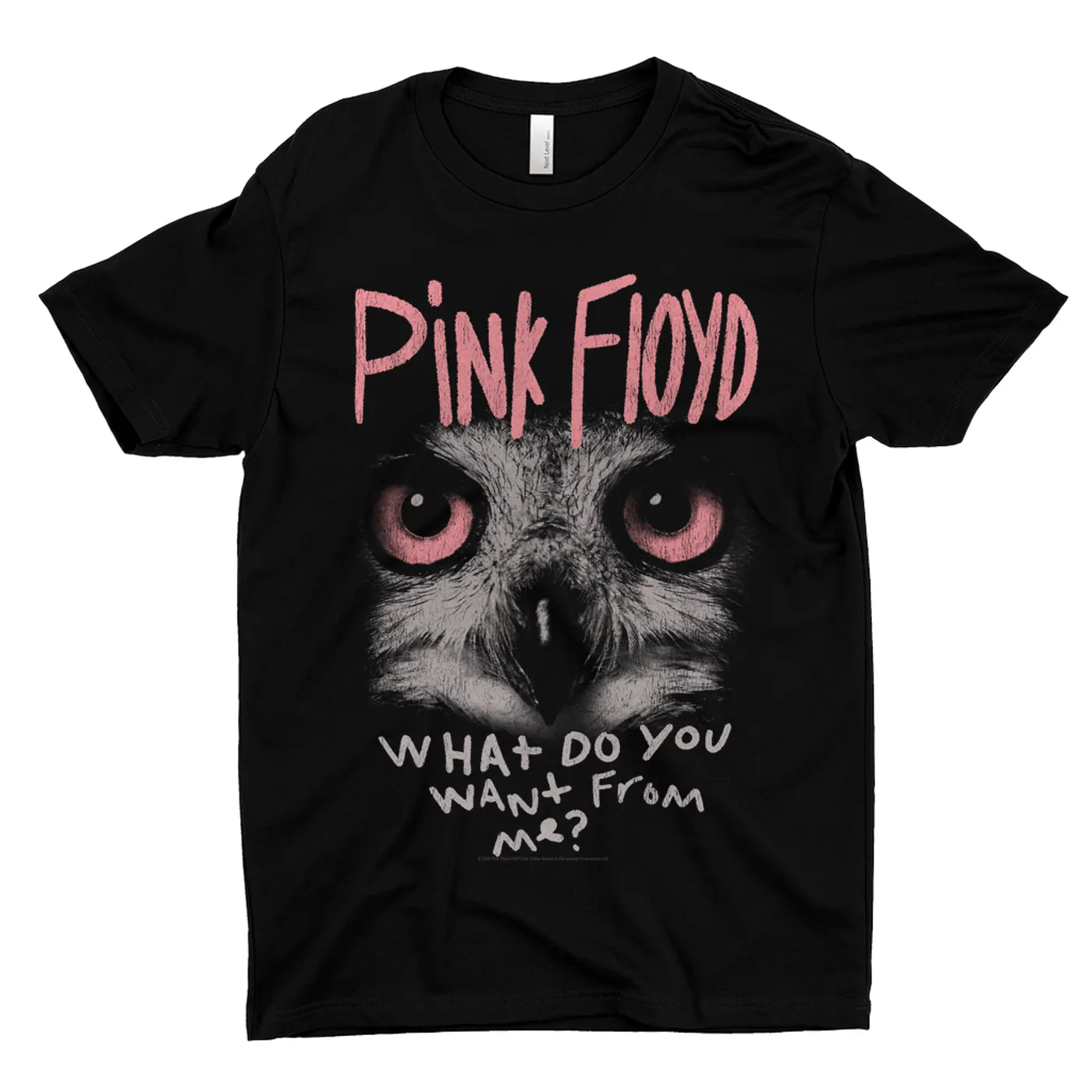 Pink Floyd T-Shirt | What Do You Want From Me Design Distressed Pink Floyd Shirt (Merchbar Exclusive)