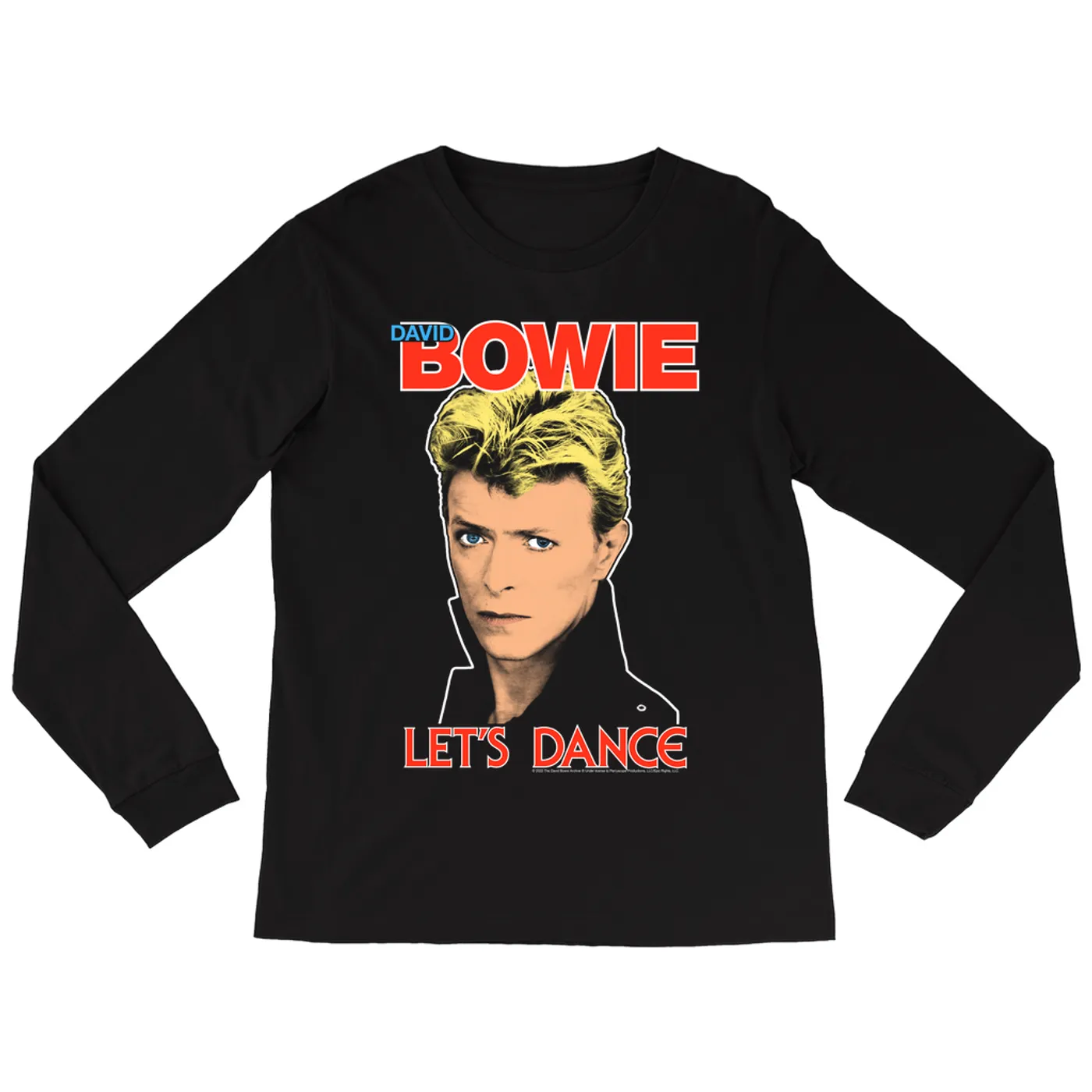 David Bowie Long Sleeve Shirt | Let's Dance Classic (Merchbar Exclusive) David Bowie Shirt