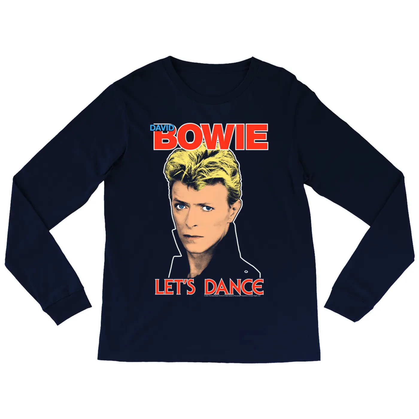 David Bowie Long Sleeve Shirt | Let's Dance Classic (Merchbar Exclusive) David Bowie Shirt