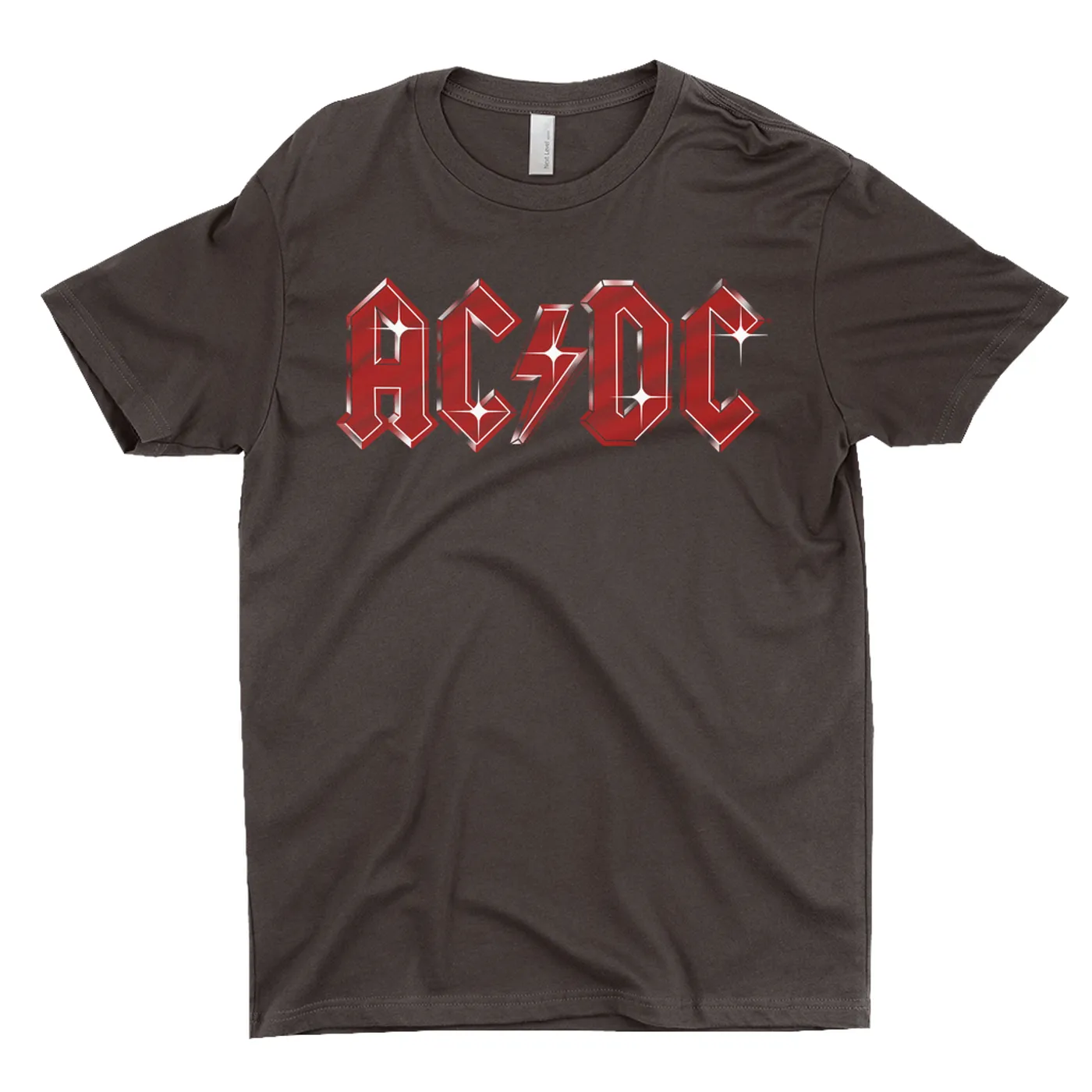 AC/DC T-Shirt | Sparkle Red Logo Distressed (Merchbar Exclusive) ACDC Shirt