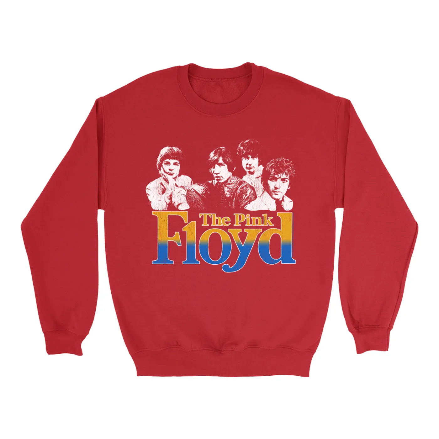 Pink Floyd Sweatshirt | The Pink Floyd Launch Distressed (Merchbar Exclusive) Pink Floyd Sweatshirt
