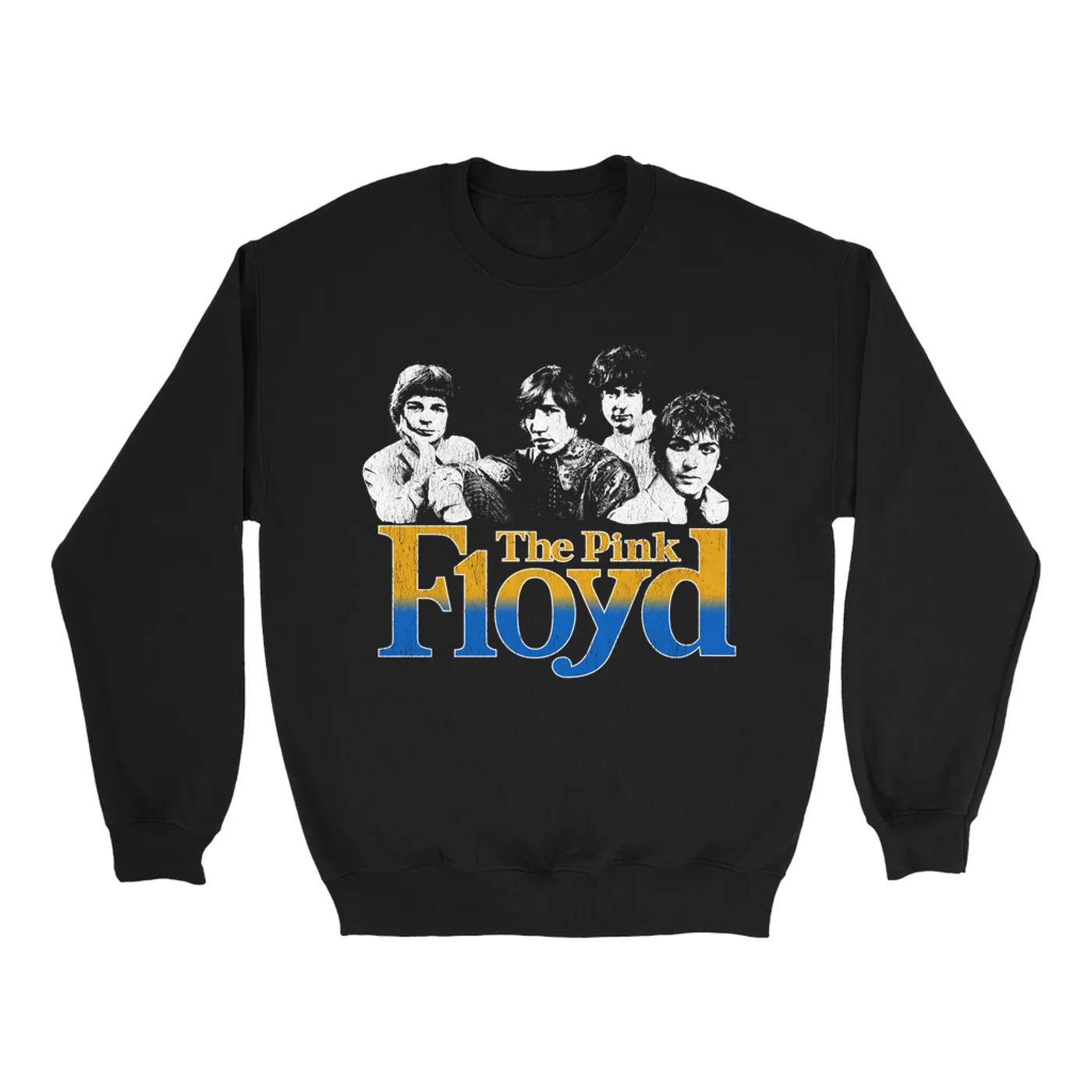 Pink Floyd Sweatshirt | The Pink Floyd Launch Distressed (Merchbar Exclusive) Pink Floyd Sweatshirt