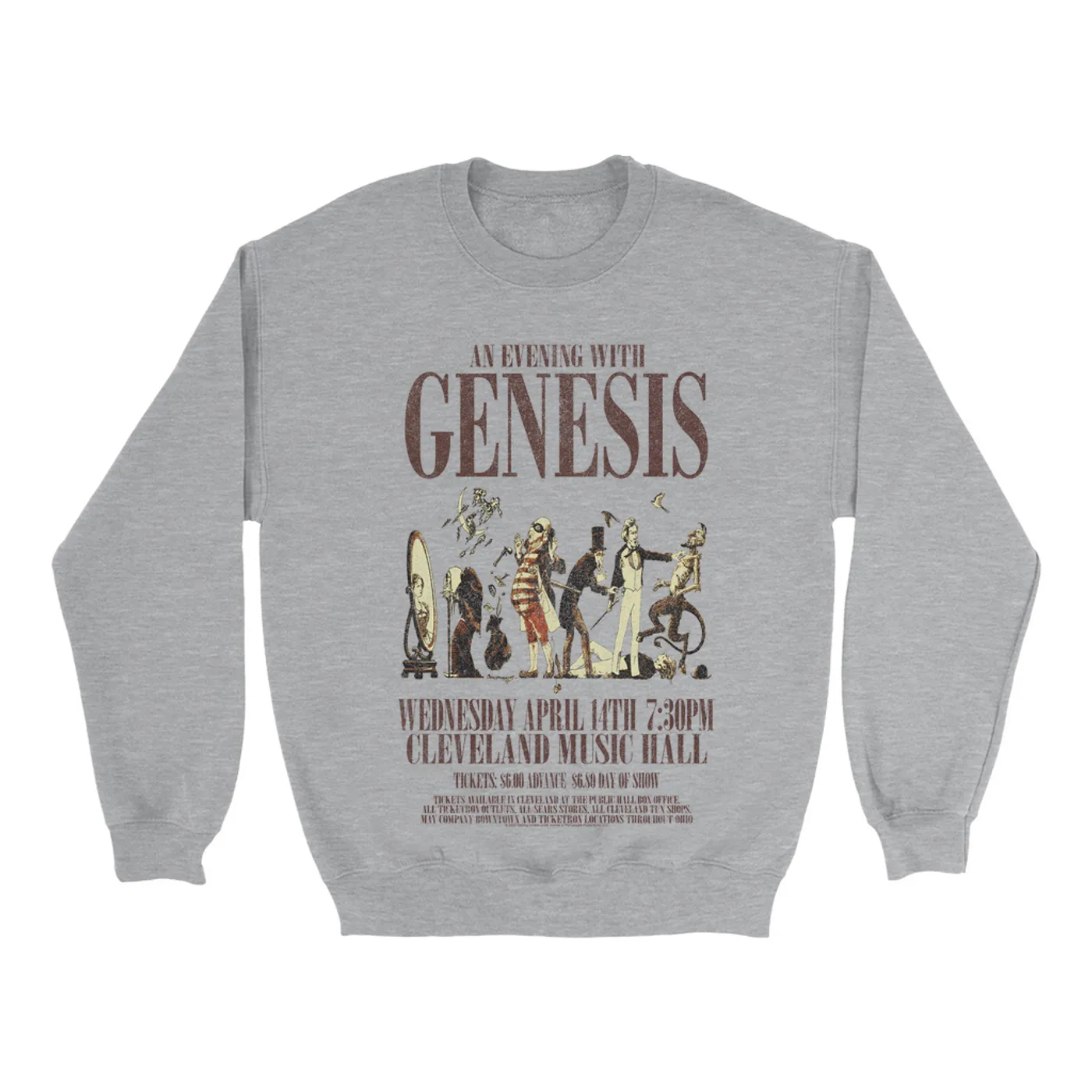Genesis Sweatshirt | Cleveland Music Hall Concert Genesis Sweatshirt