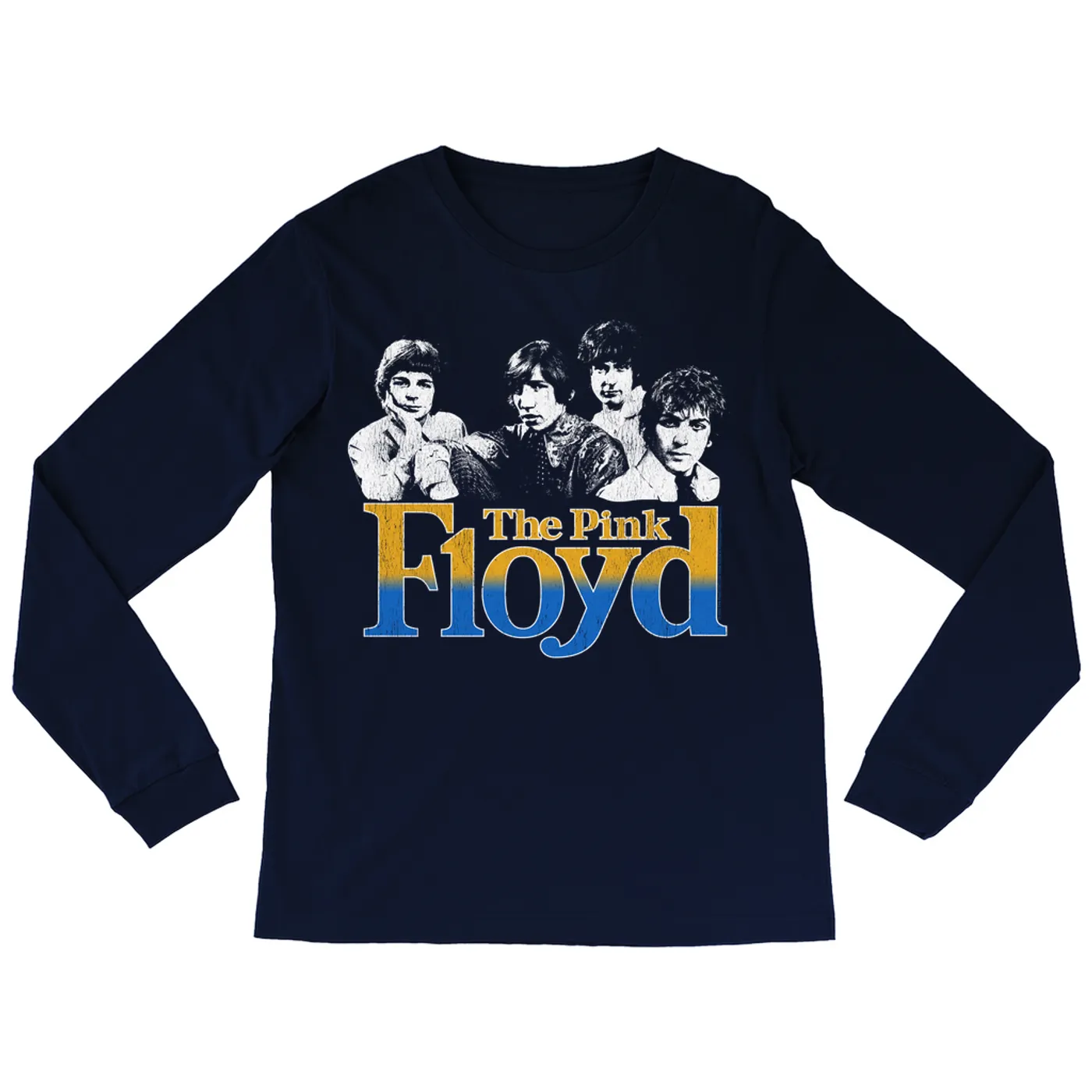 Pink Floyd Long Sleeve Shirt | The Pink Floyd Launch Distressed (Merchbar Exclusive) Pink Floyd Shirt