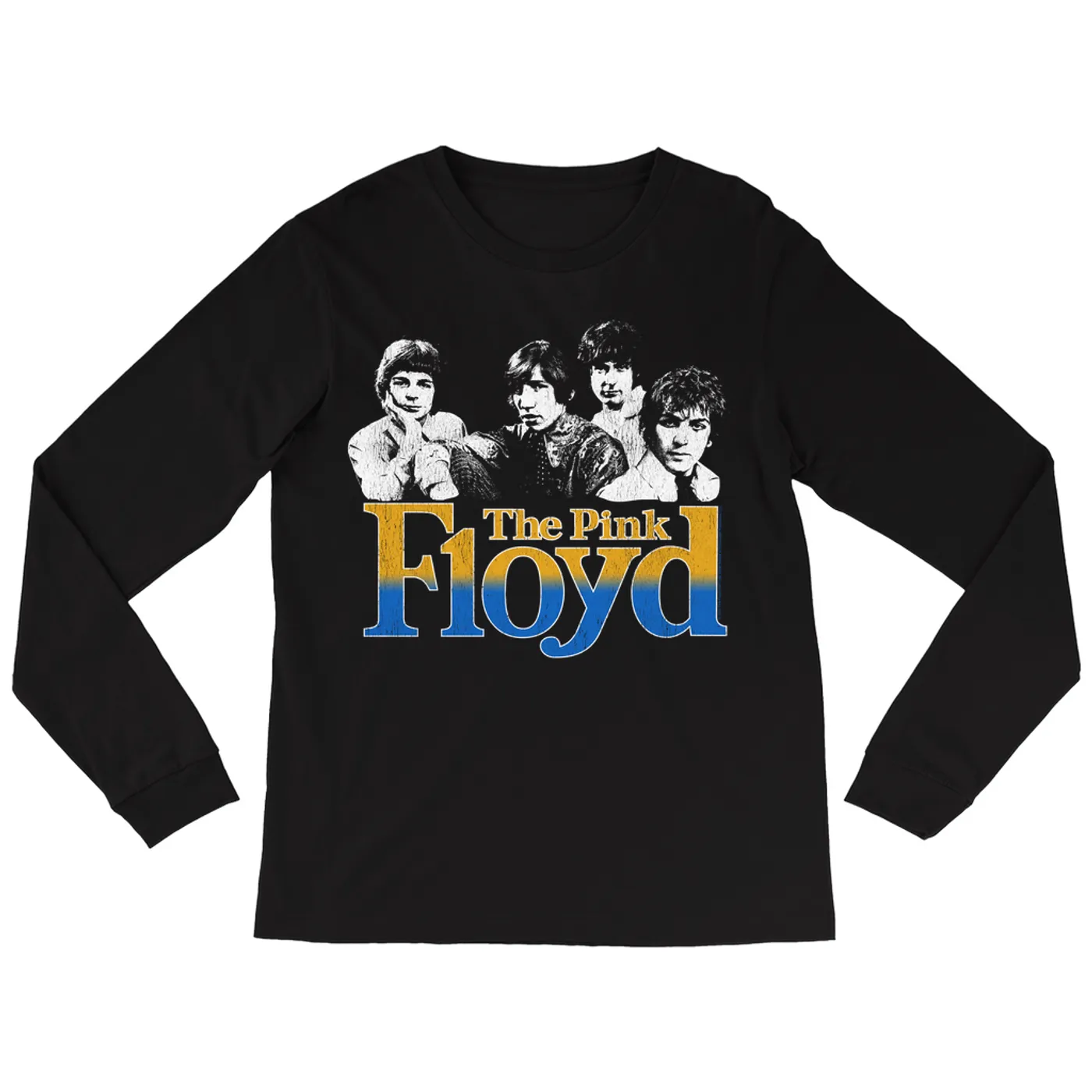 Pink Floyd Long Sleeve Shirt | The Pink Floyd Launch Distressed (Merchbar Exclusive) Pink Floyd Shirt