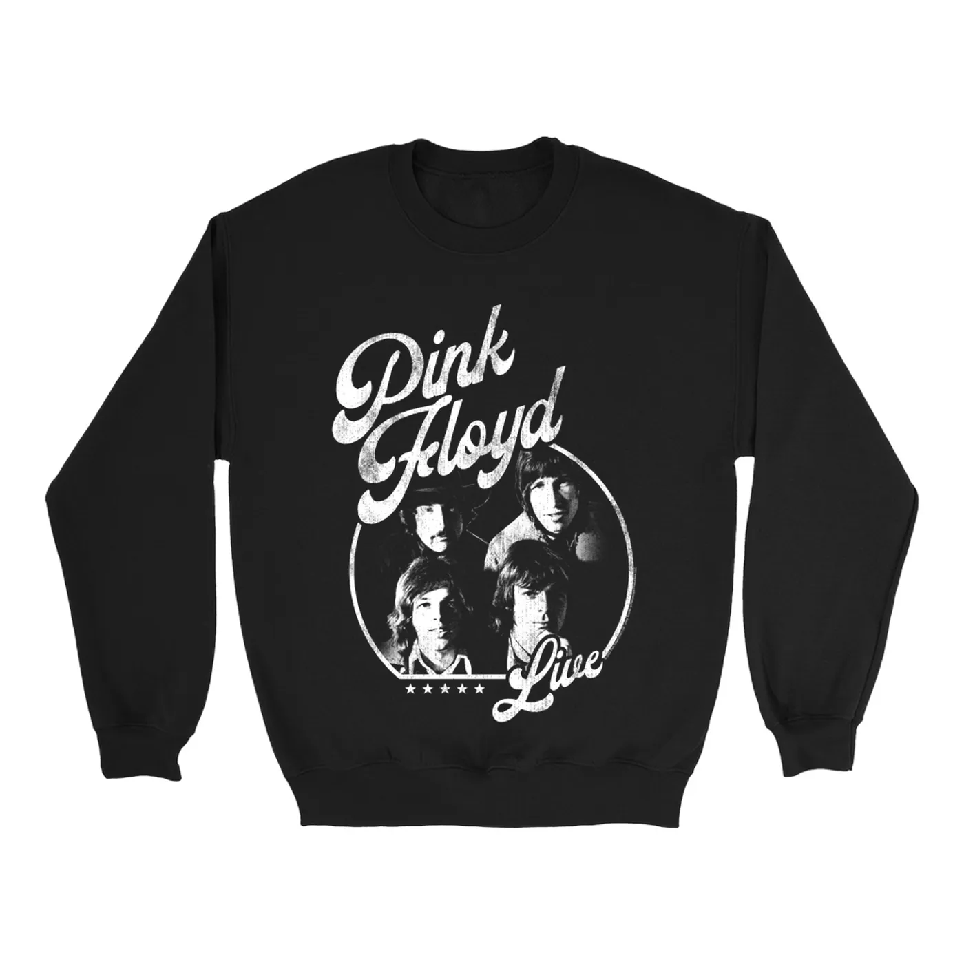 Pink Floyd Sweatshirt | Live In Concert Distressed (Merchbar Exclusive) Pink Floyd Sweatshirt