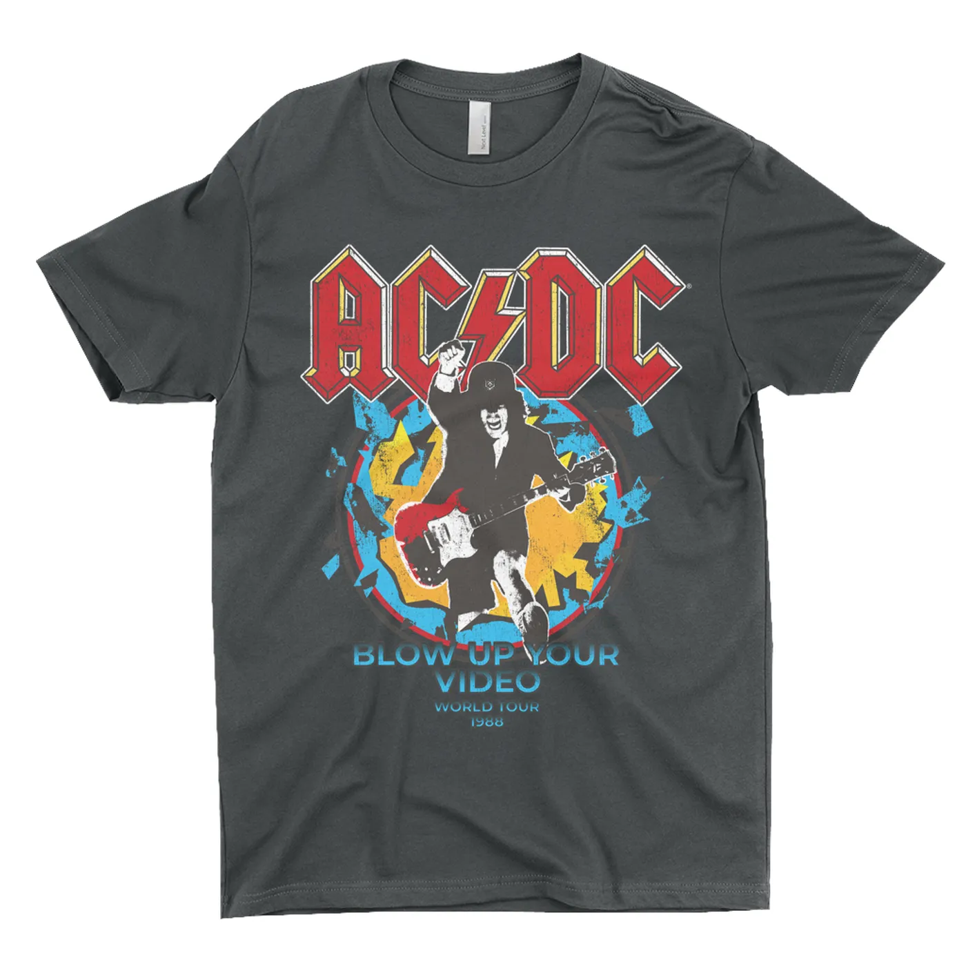 AC/DC T-Shirt | Blow Up Your Video World Tour 1988 Distressed (Merchbar Exclusive) ACDC Shirt