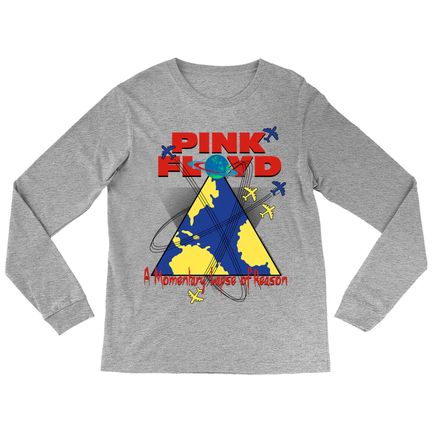 Pink Floyd Long Sleeve Shirt | A Momentary Lapse Of Reason Tour Pink Floyd Shirt (Merchbar Exclusive)