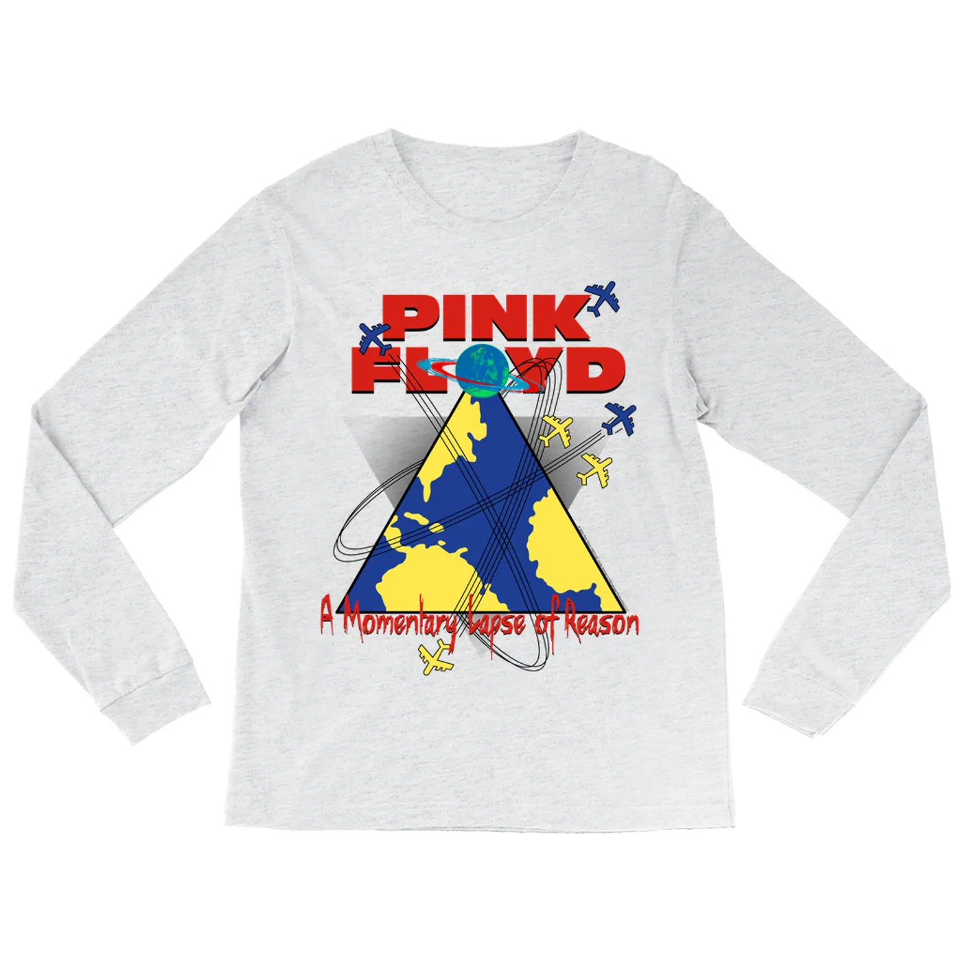 Pink Floyd Long Sleeve Shirt | A Momentary Lapse Of Reason Tour Pink Floyd Shirt (Merchbar Exclusive)