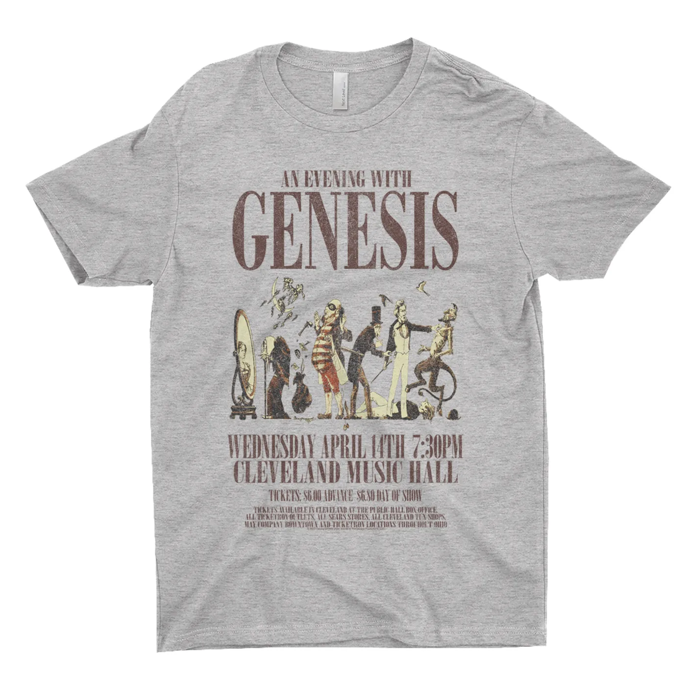 Genesis T-Shirt | Cleveland Music Hall Concert Genesis Shirt