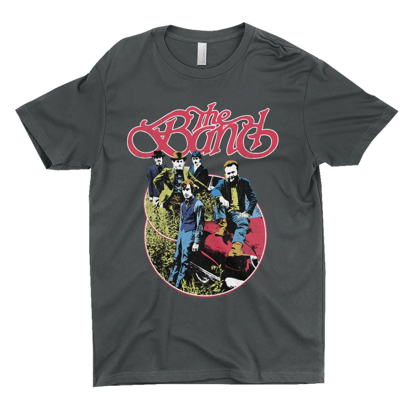 The Band T-Shirt | Group Photo Car Design Distressed The Band Shirt