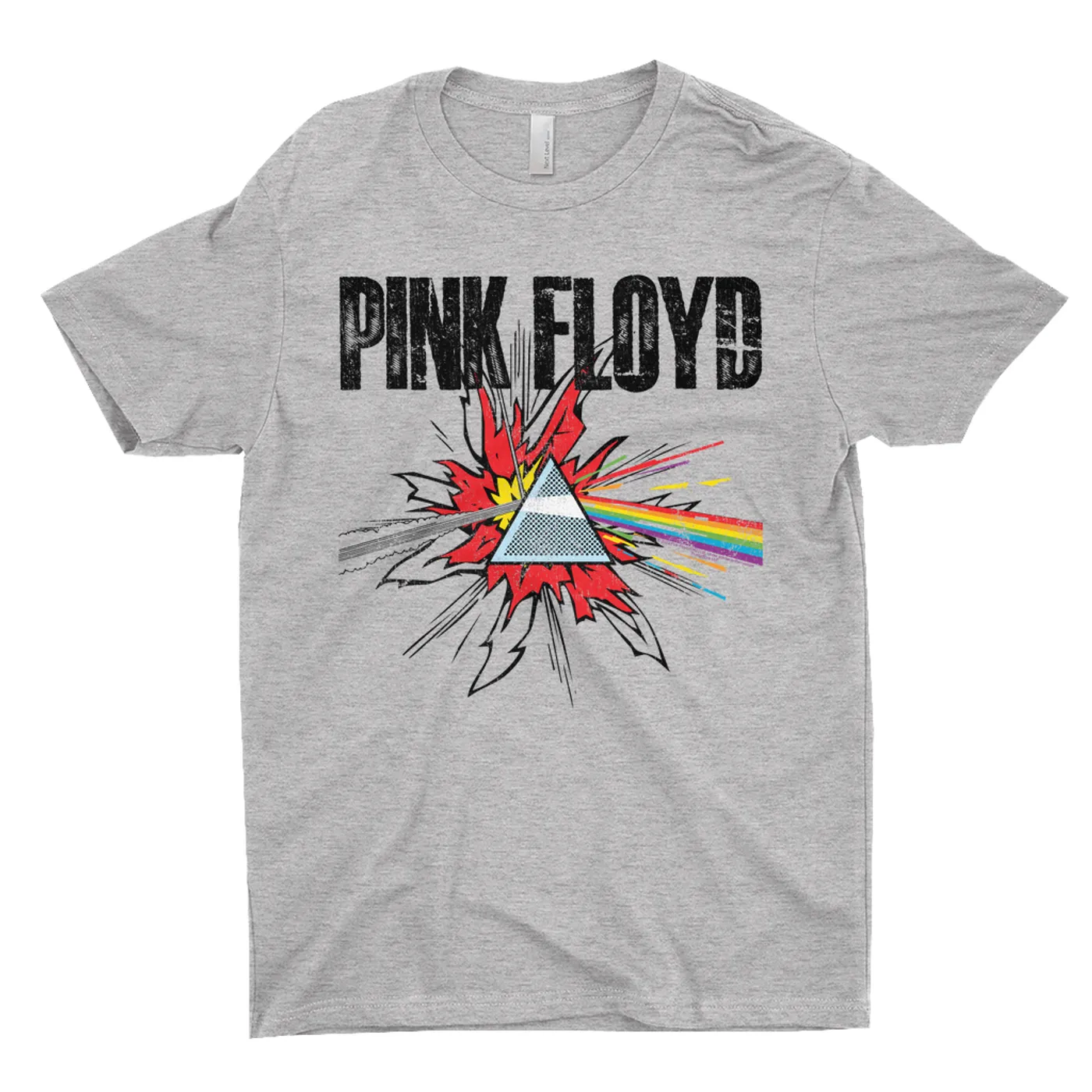 Pink Floyd T-Shirt | Pop Art Prism Distressed (Merchbar Exclusive) Pink Floyd Shirt