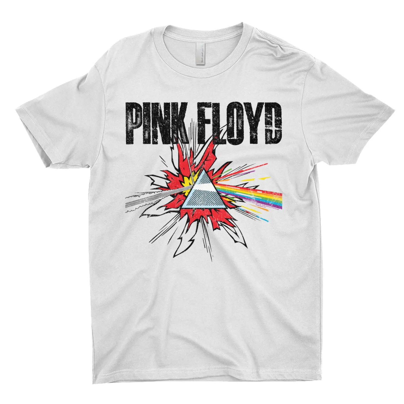 Pink Floyd T-Shirt | Pop Art Prism Distressed (Merchbar Exclusive) Pink Floyd Shirt
