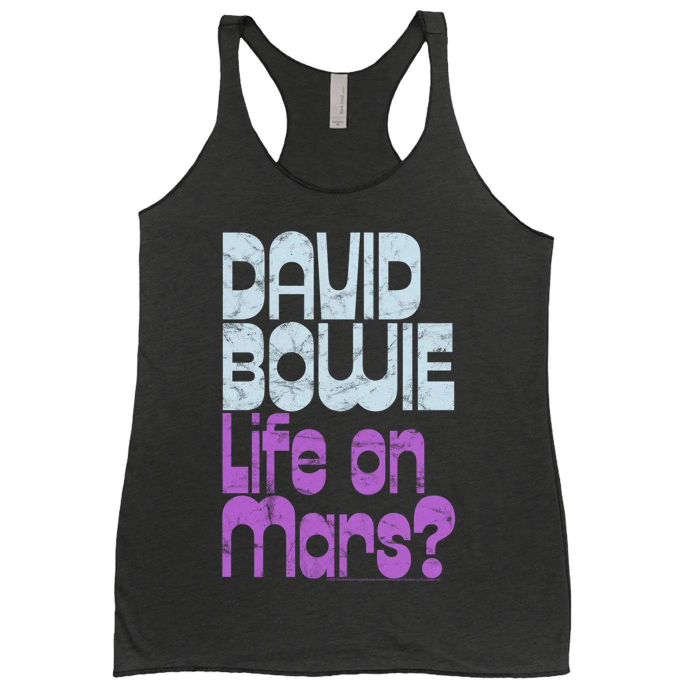 David Bowie Ladies' Tank Top | Life On Mars Distressed (Merchbar Exclusive) David Bowie Shirt