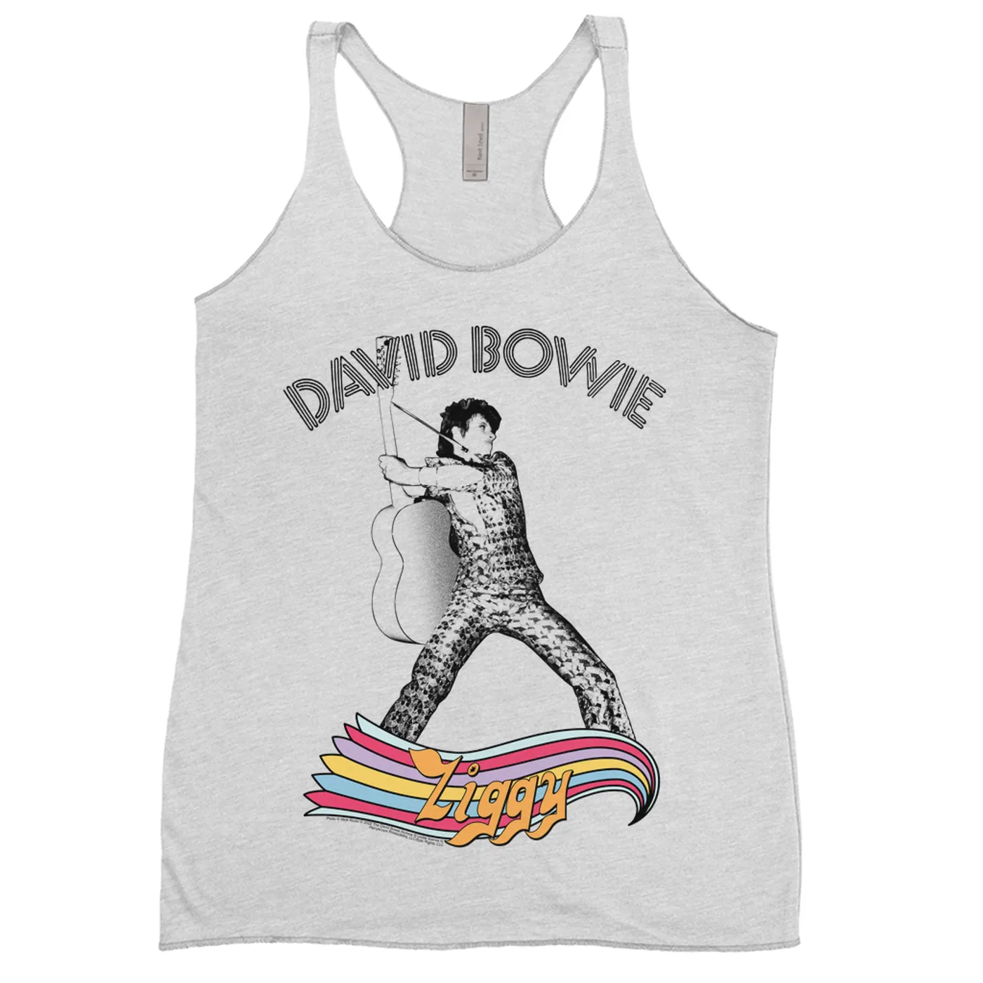 David Bowie Ladies' Tank Top | Ziggy Live Promotion (Merchbar Exclusive) David Bowie Shirt