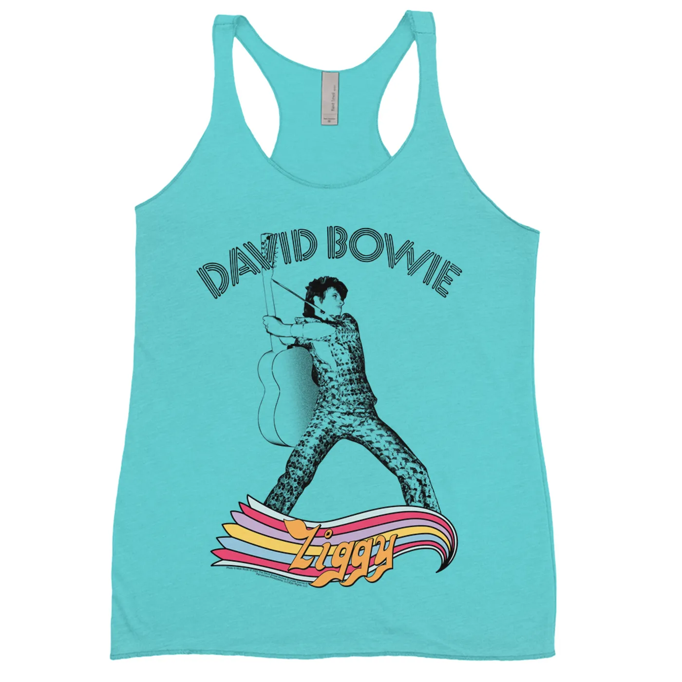 David Bowie Ladies' Tank Top | Ziggy Live Promotion (Merchbar Exclusive) David Bowie Shirt