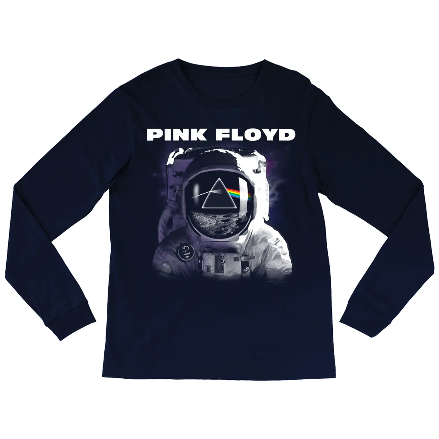 Pink Floyd Long Sleeve Shirt | Dark Side Of The Moon Astronaut Pink Floyd Shirt