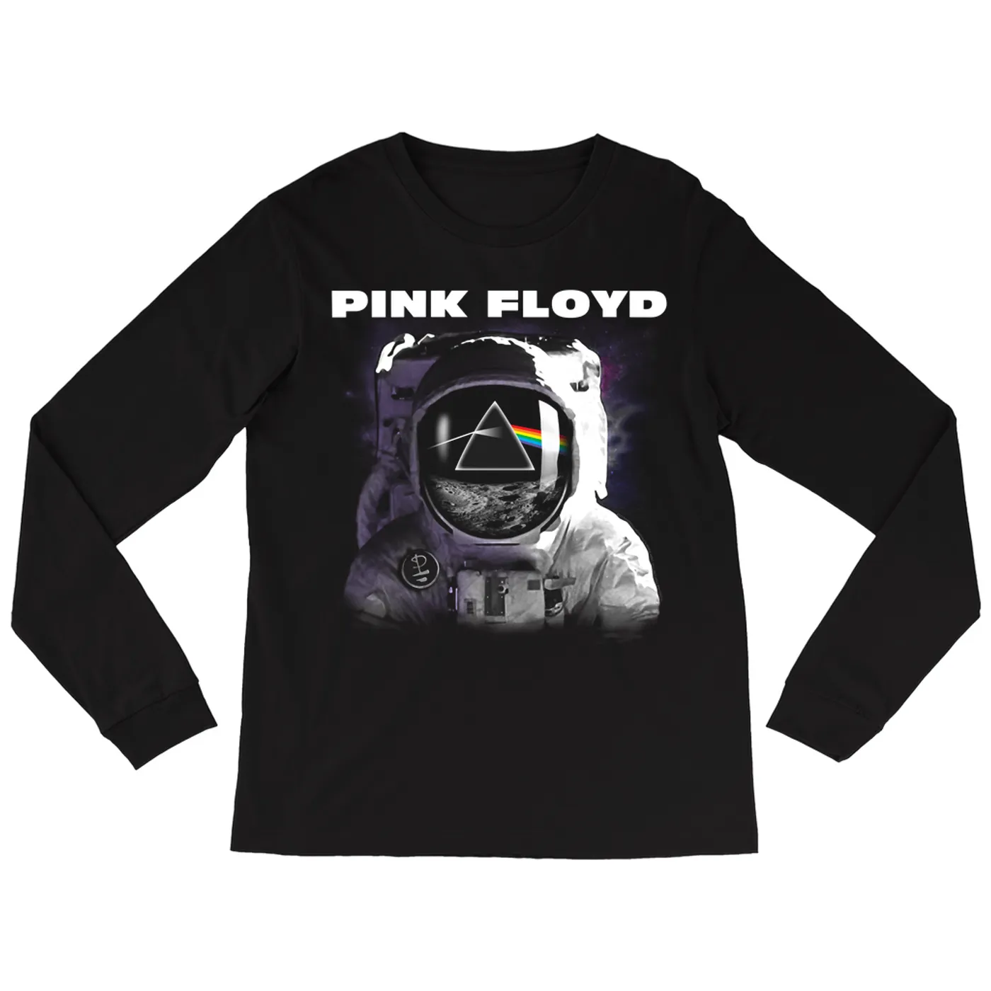 Pink Floyd Long Sleeve Shirt | Dark Side Of The Moon Astronaut Pink Floyd Shirt