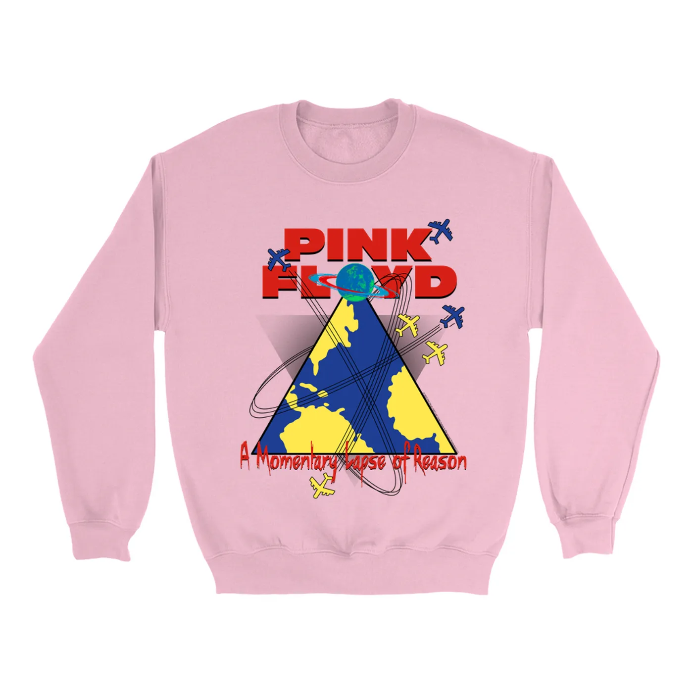 Pink Floyd Bright Colored Sweatshirt | A Momentary Lapse Of Reason Tour Pink Floyd Sweatshirt (Merchbar Exclusive)