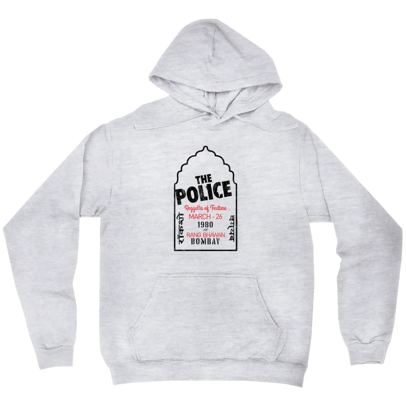 The Police Hoodie | Bombay 1980 Concert The Police Hoodie