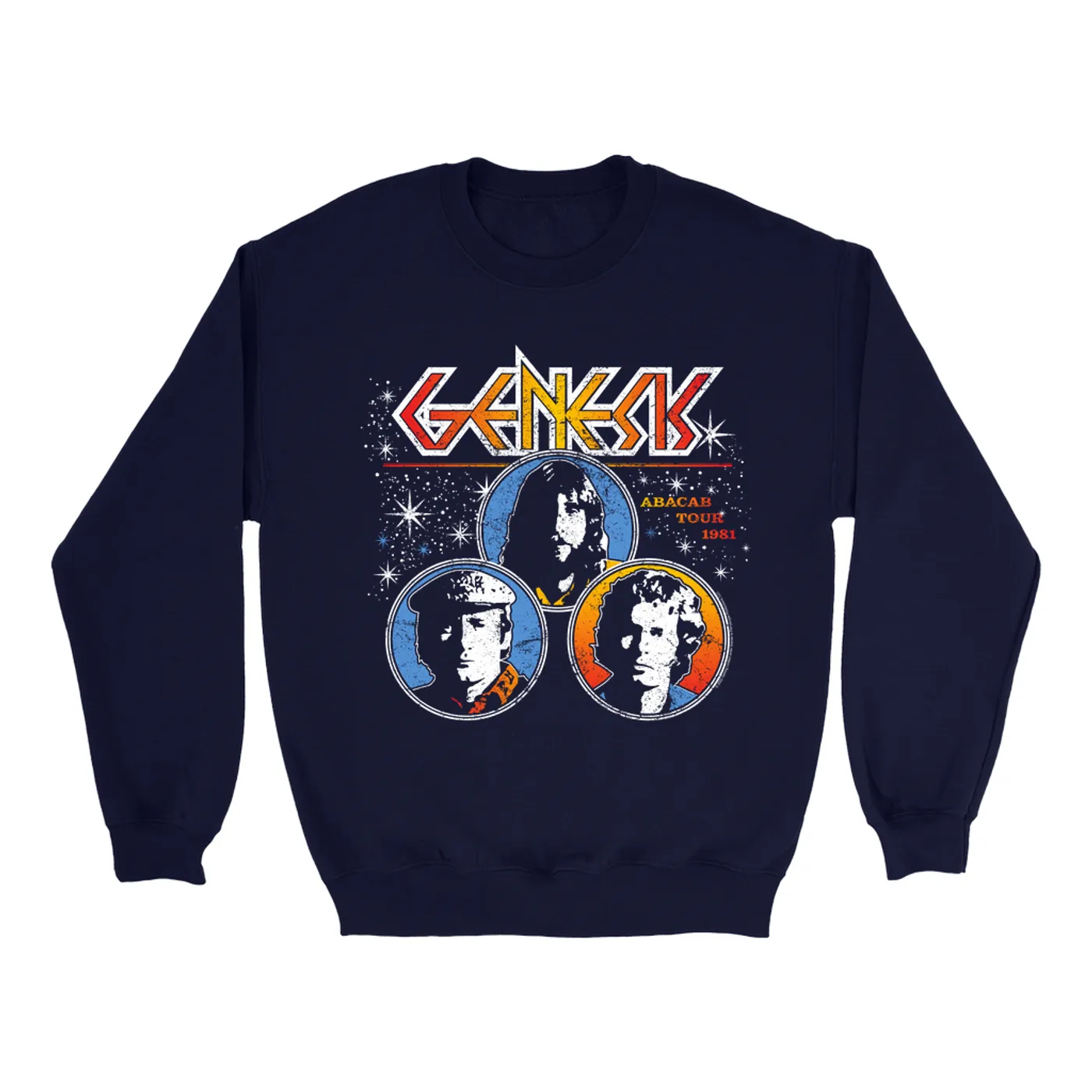 Genesis Sweatshirt | 1981 Abacab Tour Distressed Genesis Sweatshirt