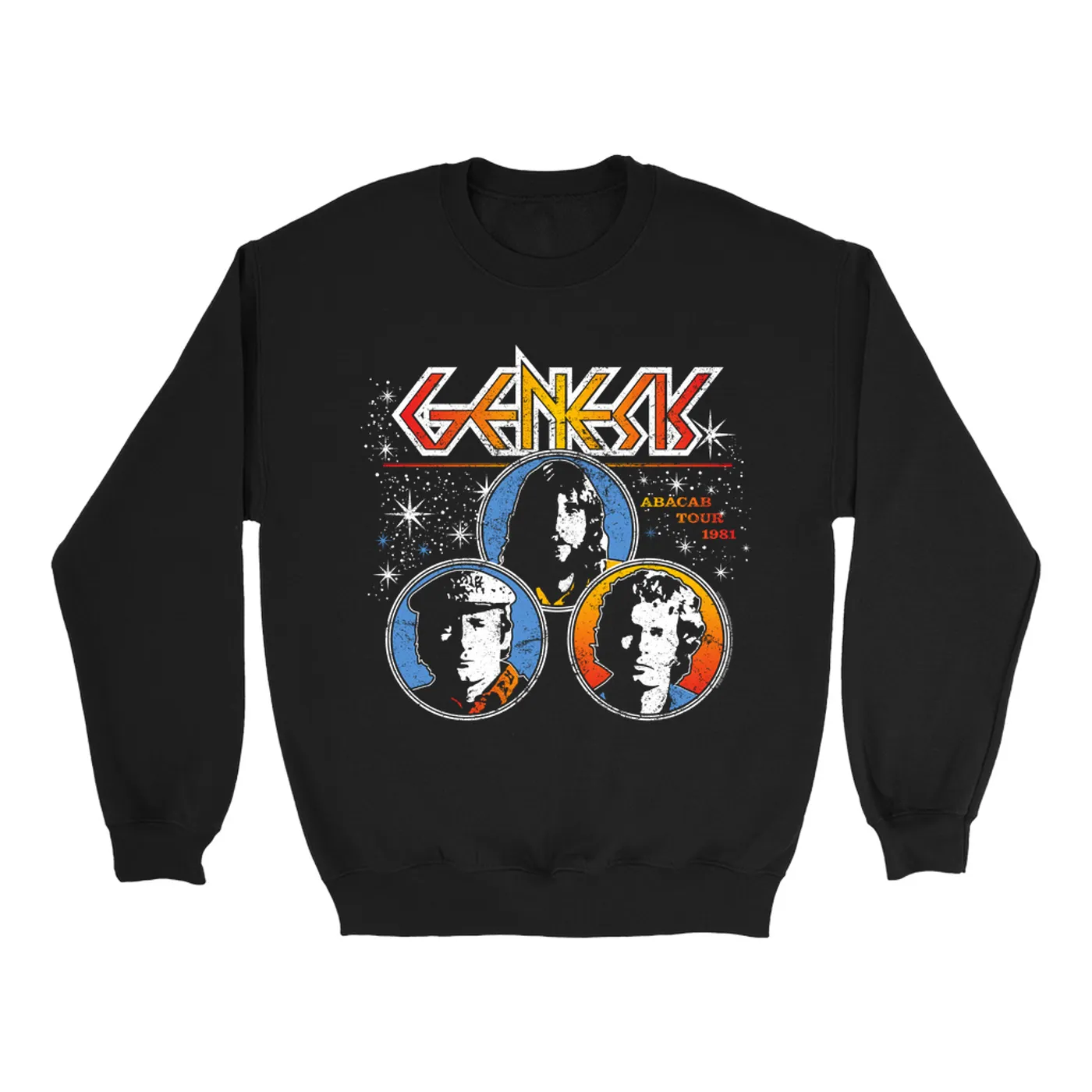 Genesis Sweatshirt | 1981 Abacab Tour Distressed Genesis Sweatshirt