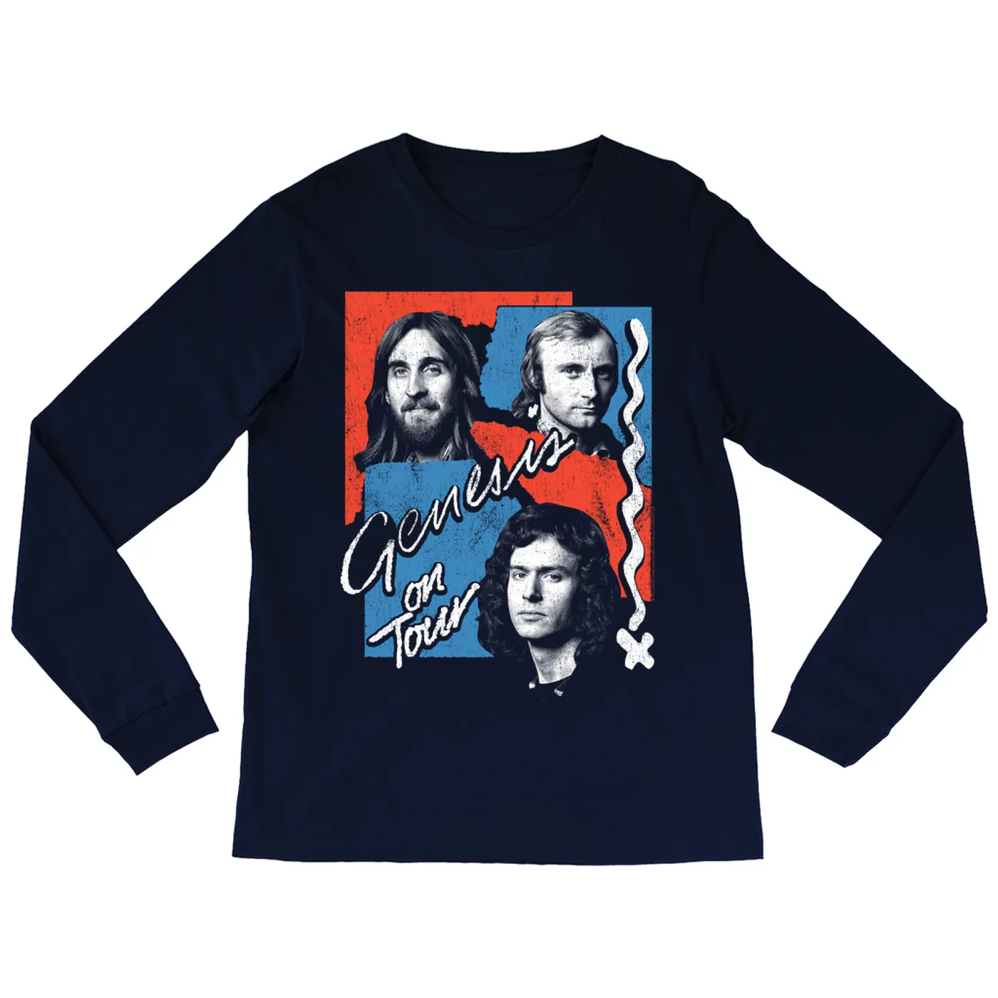 Genesis Long Sleeve Shirt | Live, On Tour Distressed (Merchbar Exclusive) Genesis Shirt