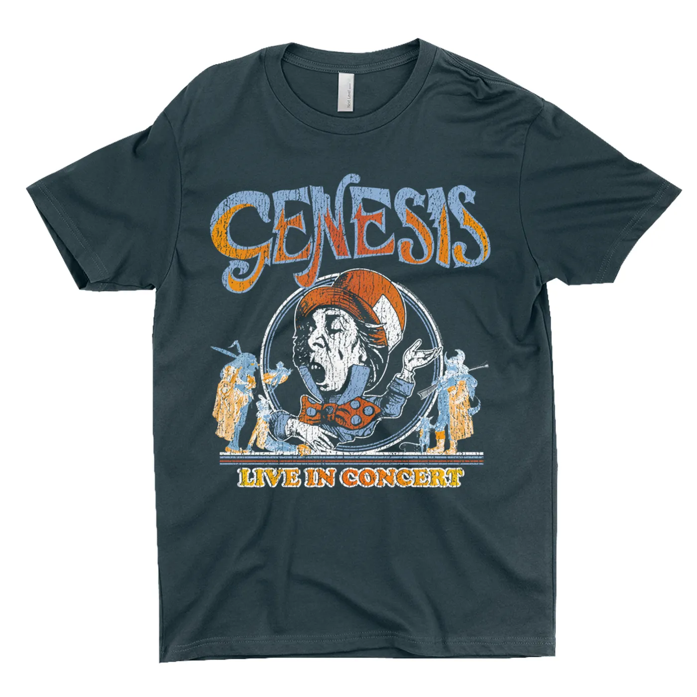 Genesis T-Shirt | Mad Hatter Concert Tour Distressed Genesis Shirt