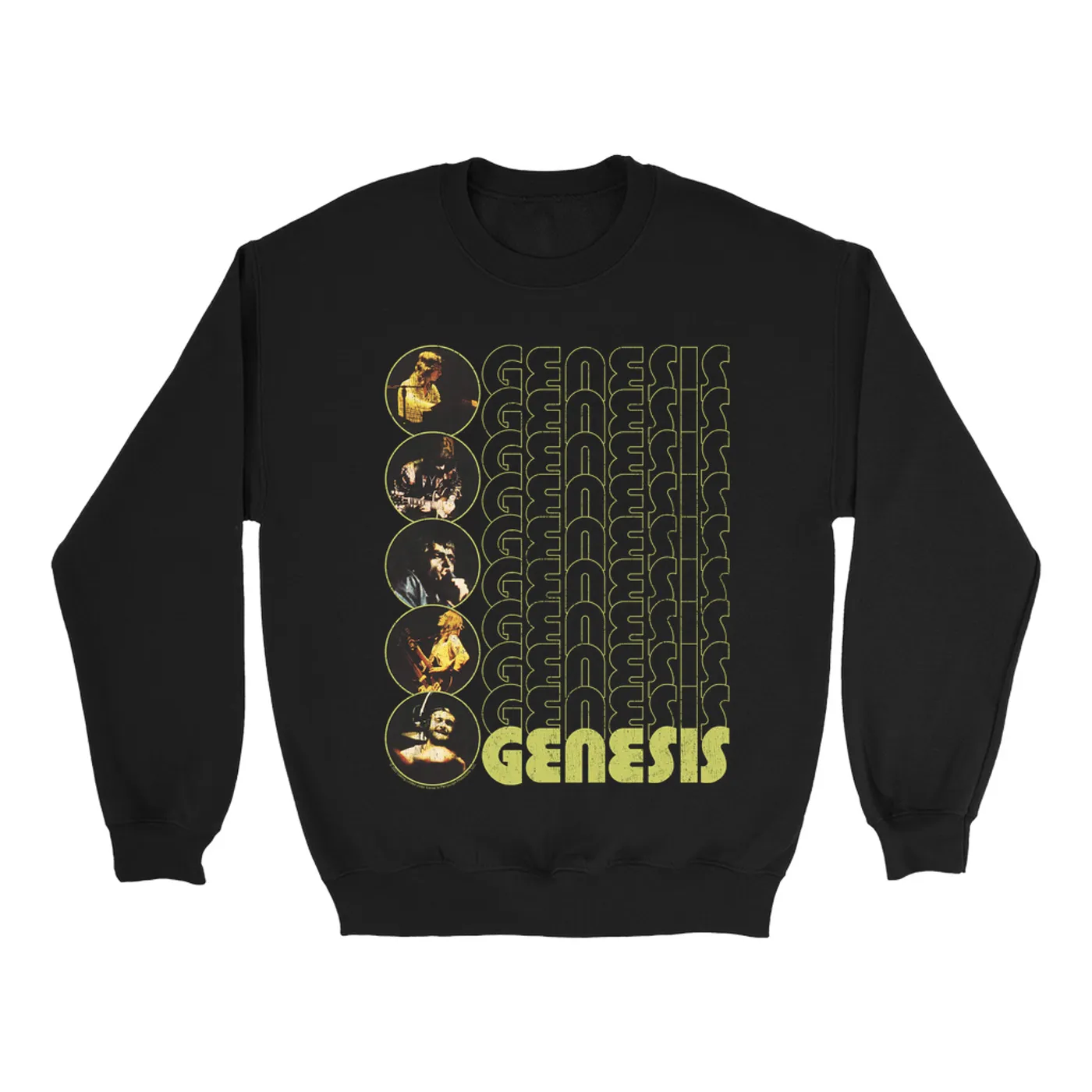 Genesis Sweatshirt | The Carpet Crawlers Album Design Distressed Genesis Sweatshirt